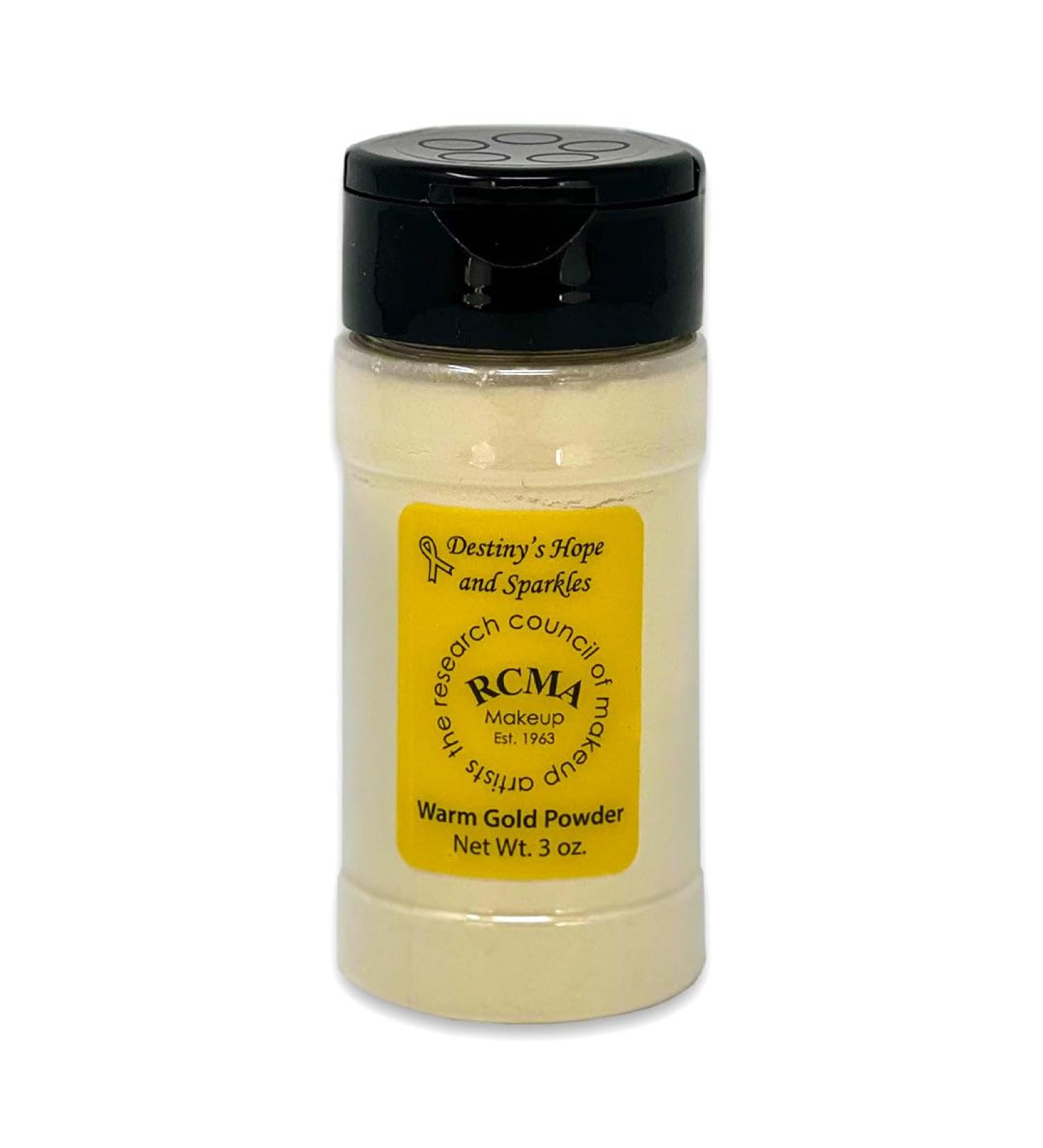 RCMA Warm Gold Over Powder - Add a Luxurious Golden Glow - 3oz