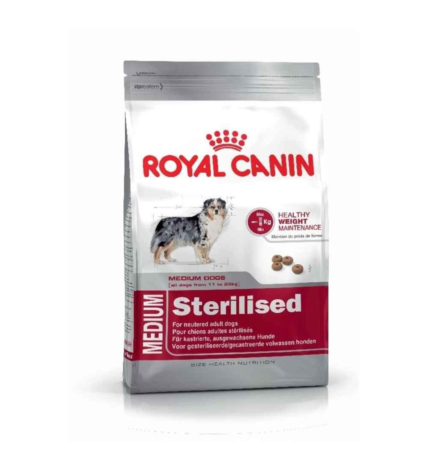 Royal Canin Dog Food Medium Sterilised 3kg - Buy Online on GoSupps.com