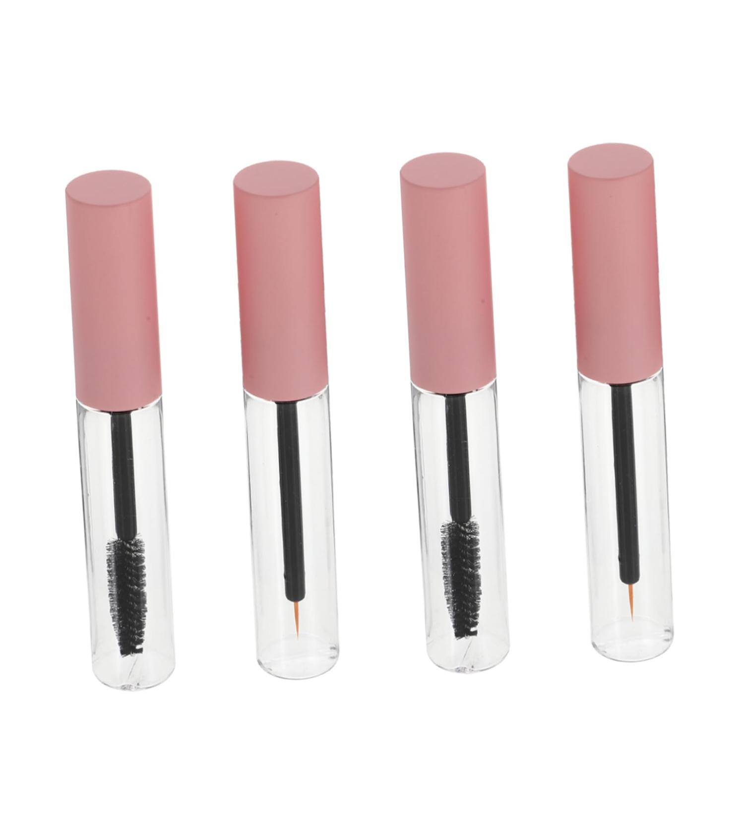 SKISUNO 8 Pcs Eyeliner Stick Empty Lip Gloss Bottles Clear Lash Mascara Lip Gloss Squeeze Tubes The Pet Pink - Buy Online on GoSupps.com