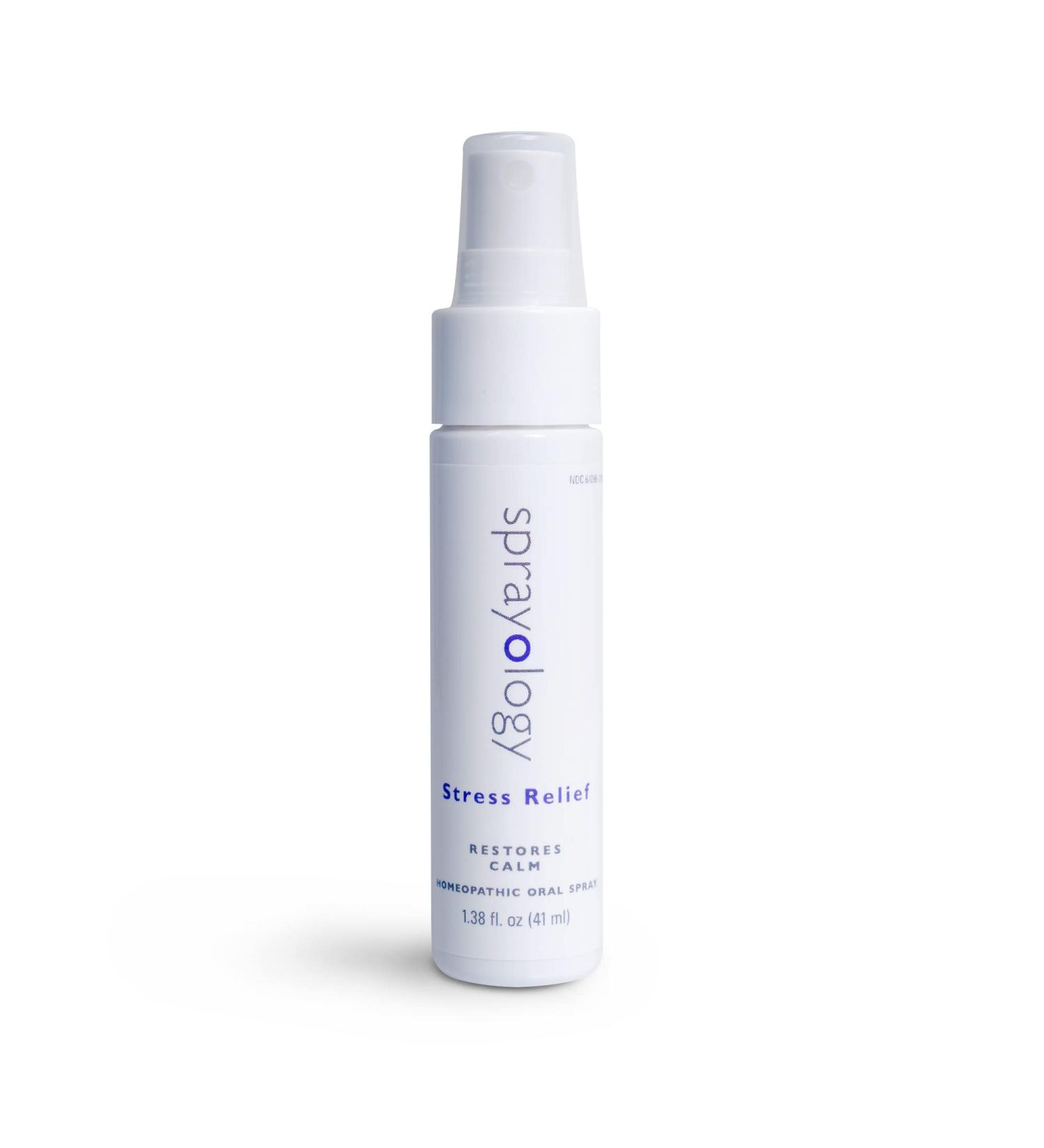 StressRelief Homeopathic Oral Spray - Natural Vegan Stress Relief | Gluten-Free Lactose-Free | 30-Day Supply - Buy Online on GoSupps.com