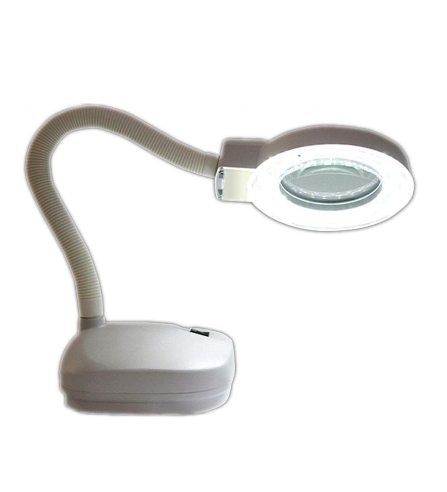 HD Desktop Magnifying Lamp with LED Lights 5-10 Times Electronic Mobile Phone Repair Elderly Reading Identification Magnifiers - Buy Online on GoSupps.com