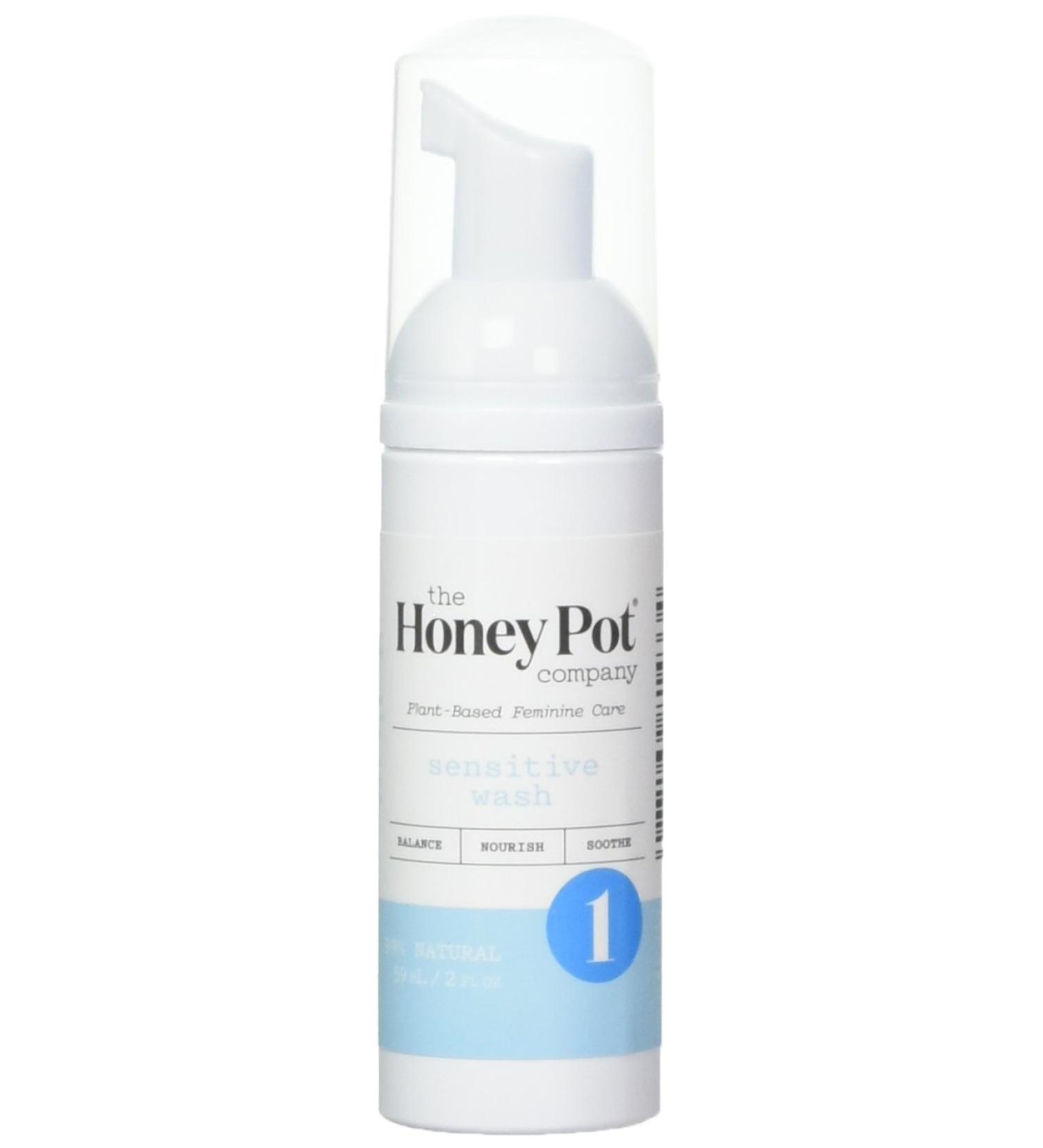 The Honey Pot Co. Sensitive Herbal Feminine Wash - 2oz | Gentle Intimate Cleanser - Buy Online on GoSupps.com