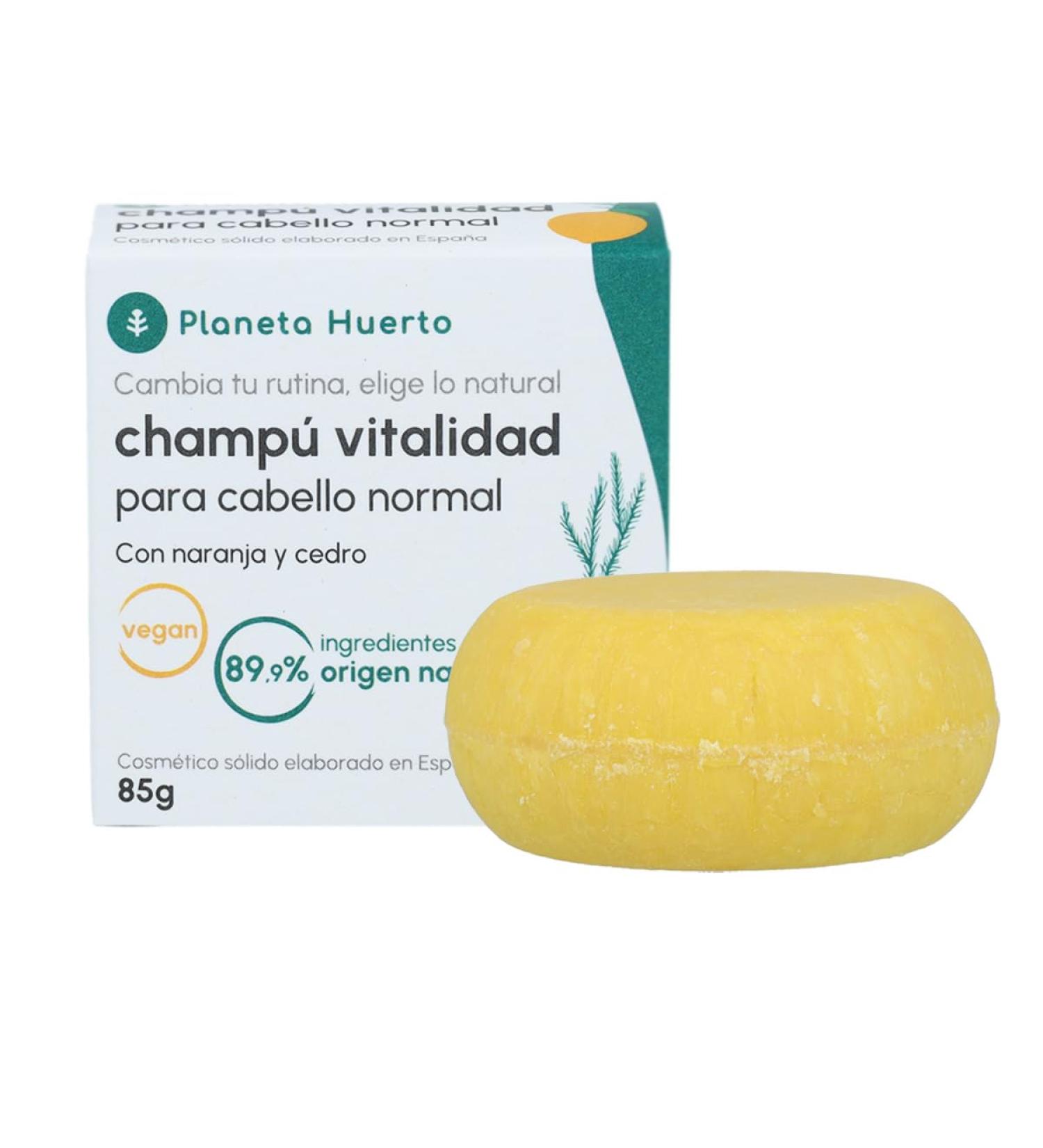 Shampooing Ferme Cheveux Normaux Orange et C dre Plan te Potager 85g - Buy Online on GoSupps.com