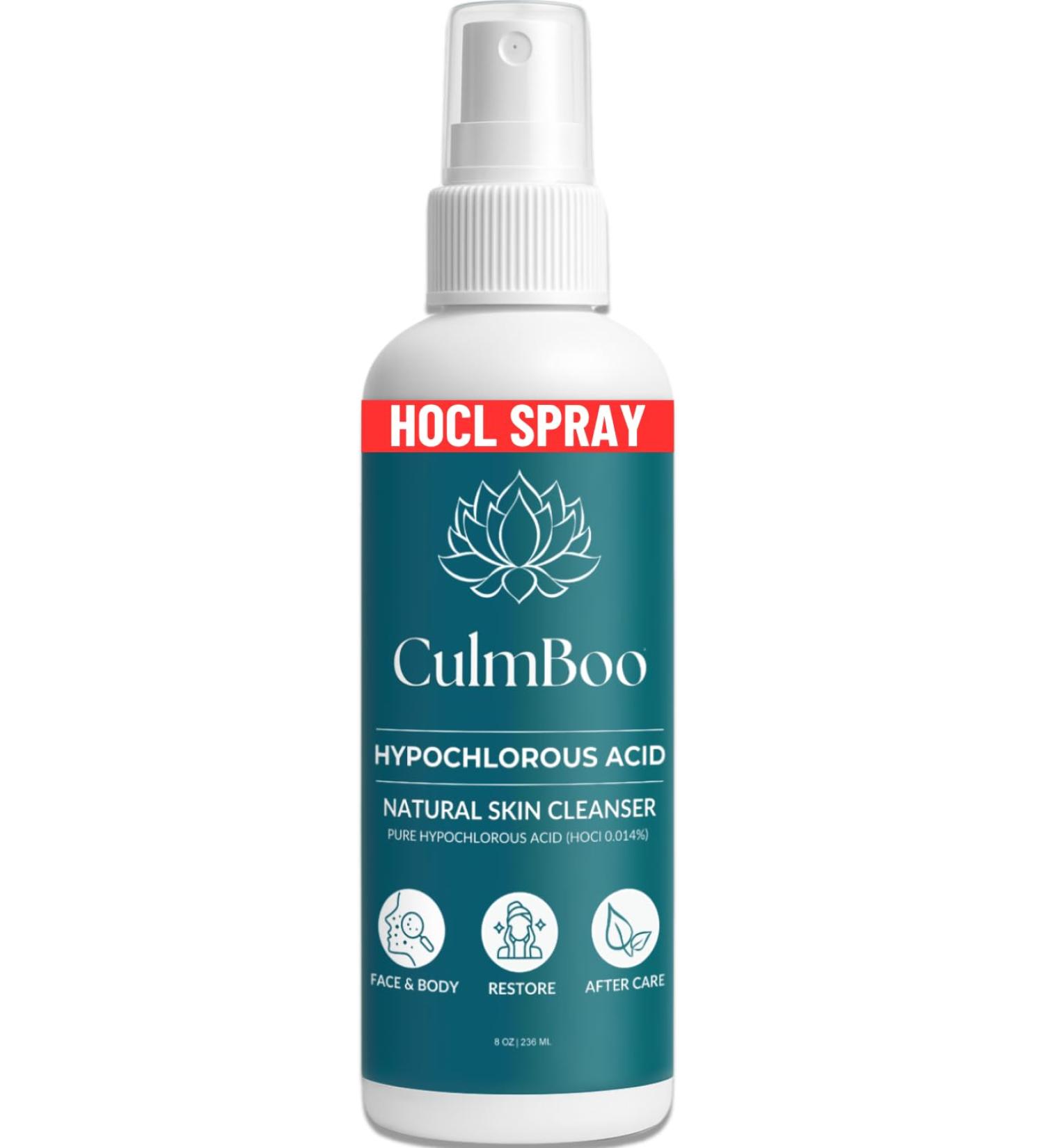 Hypochlorous Acid Spray for Face & Skin HOCl Facial Toner & Hydrating Mist for Sensitive Acne-Prone Skin Soothing pH-Balanced Formula for Daily Refresh Cleansing & Redness Support 8 oz - Buy Online on GoSupps.com
