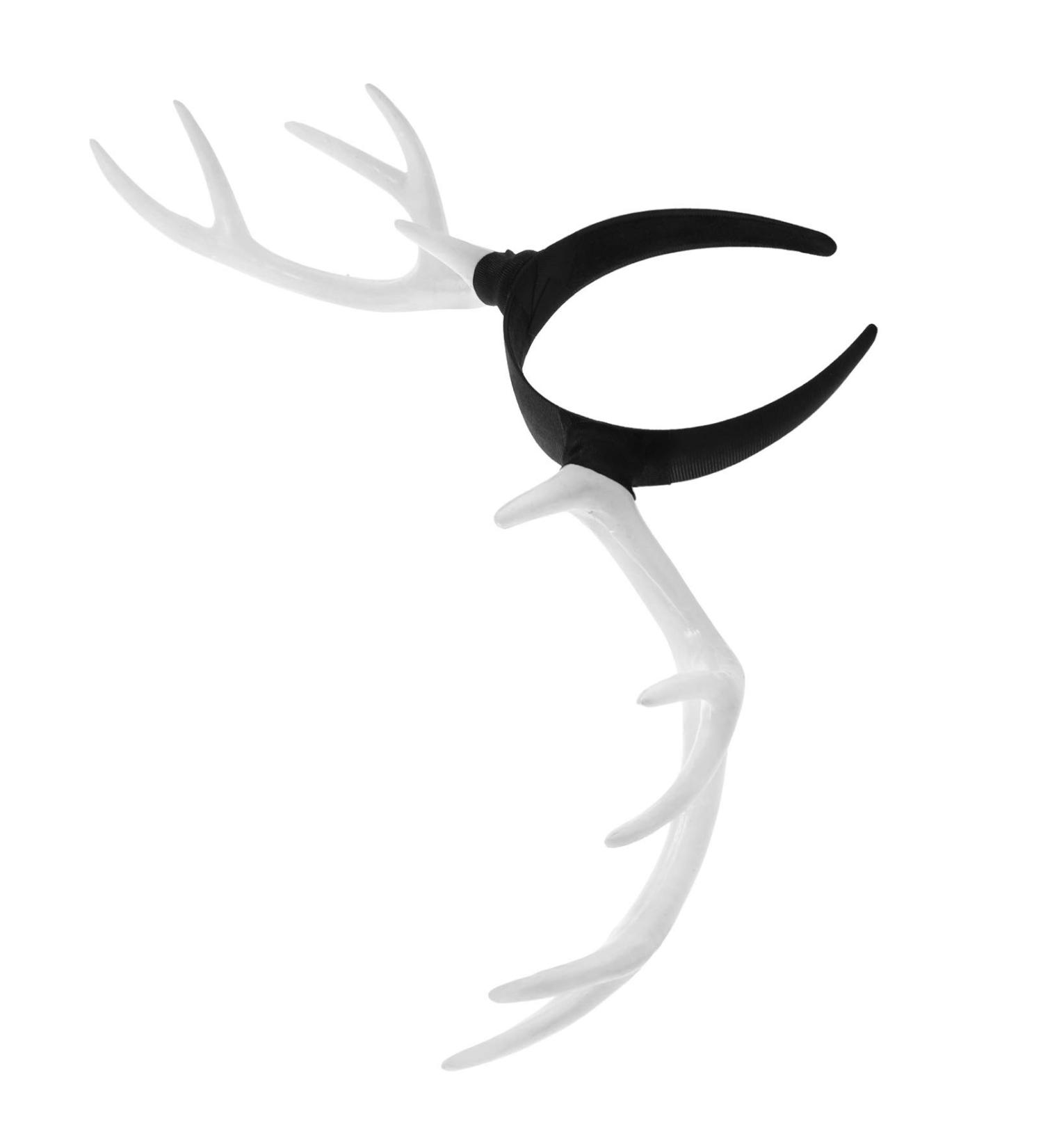 FRCOLOR Christmas Antler Headband Deer Horn Hair Hoop Christmas Holiday Cosplay New Years Decor(White) - Buy Online on GoSupps.com