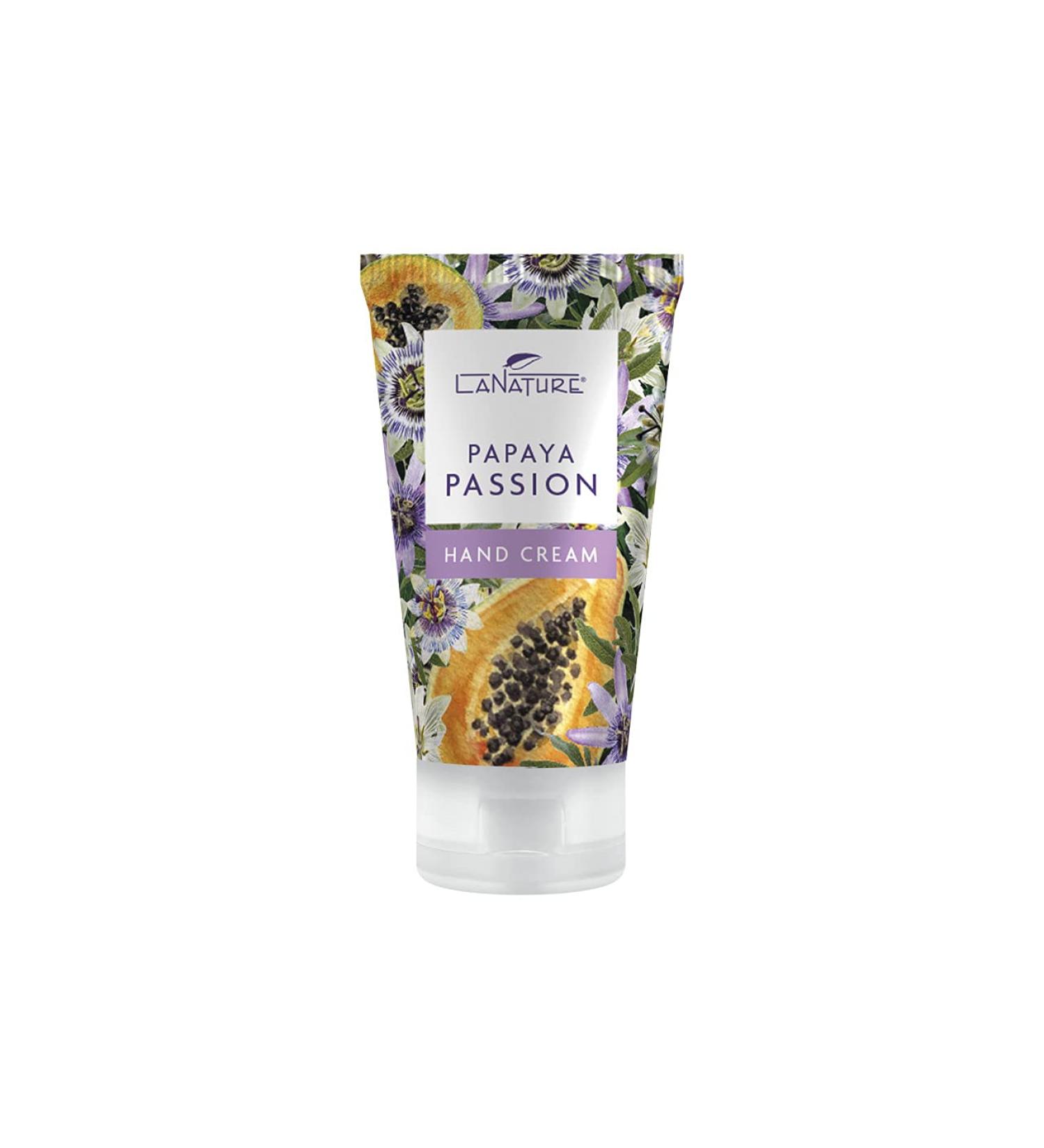 LaNature Hand Cream "Papaya Passion" 50ml - scent of papaya and passion fruit
