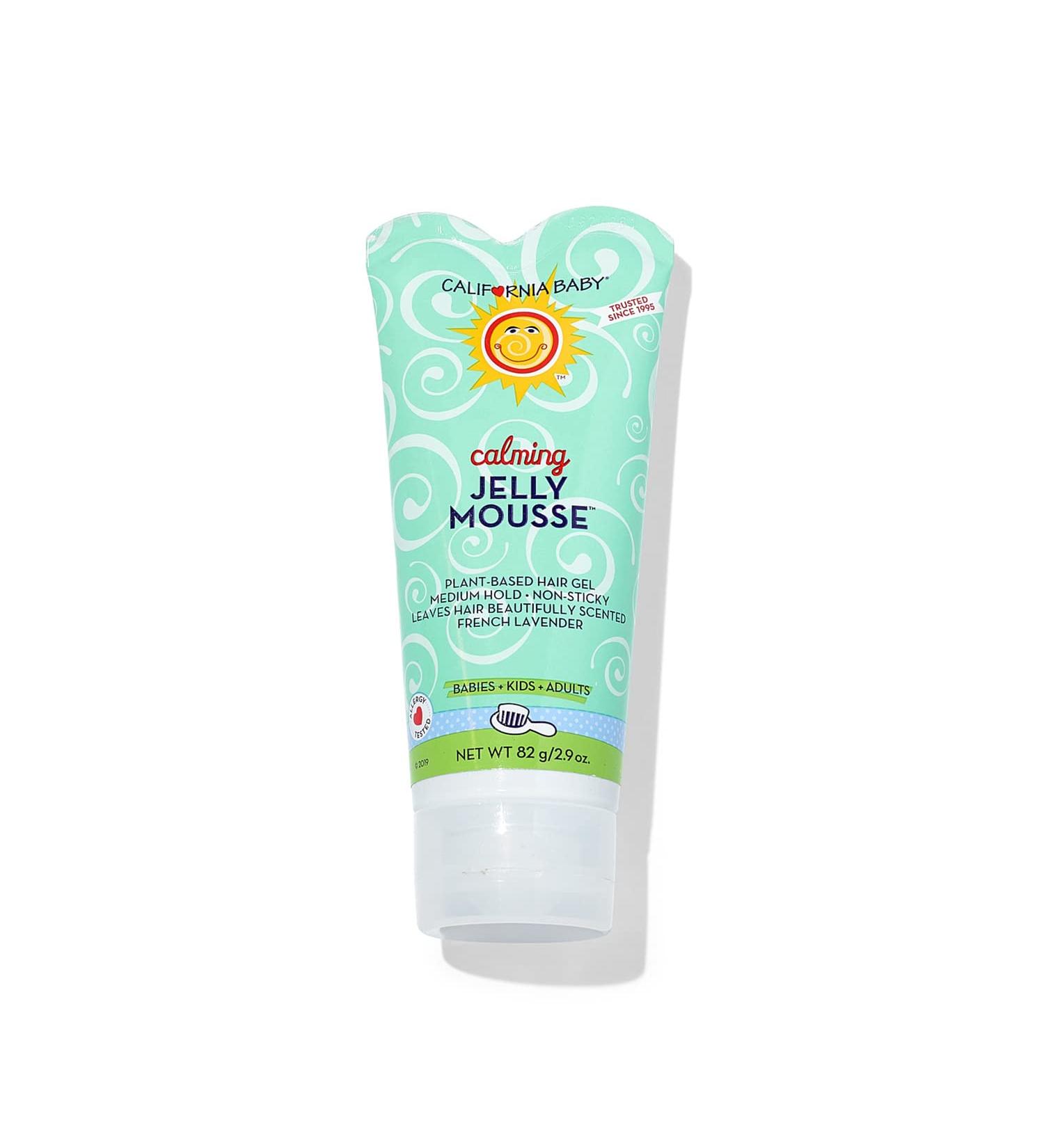 California Baby Calming Jelly Mousse Hair Gel 2.9 oz | Medium-Hold Lavender Scent | 100% Plant-Based USDA Certified | Kids and Baby Friendly - Buy Online on GoSupps.com