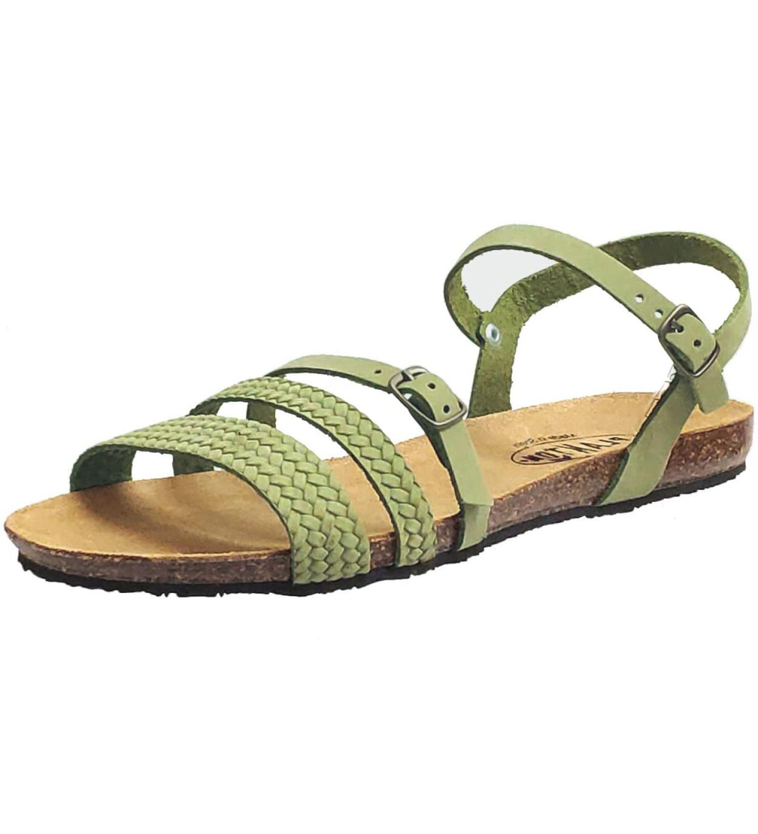 Buy PLAKTON MAM Alma 576117 Nob Graba Women s Khaki Sandals - Stylish Comfort in Size 38 EU - International Shipping Available - Buy Online on GoSupps.com