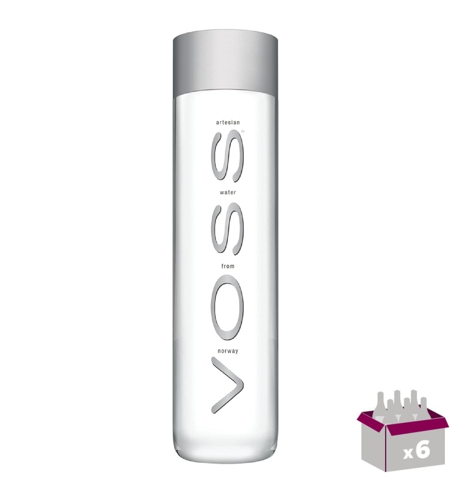 Voss – Natural Mineral Water Sparkling – 6 x 80 cl Lost Glass