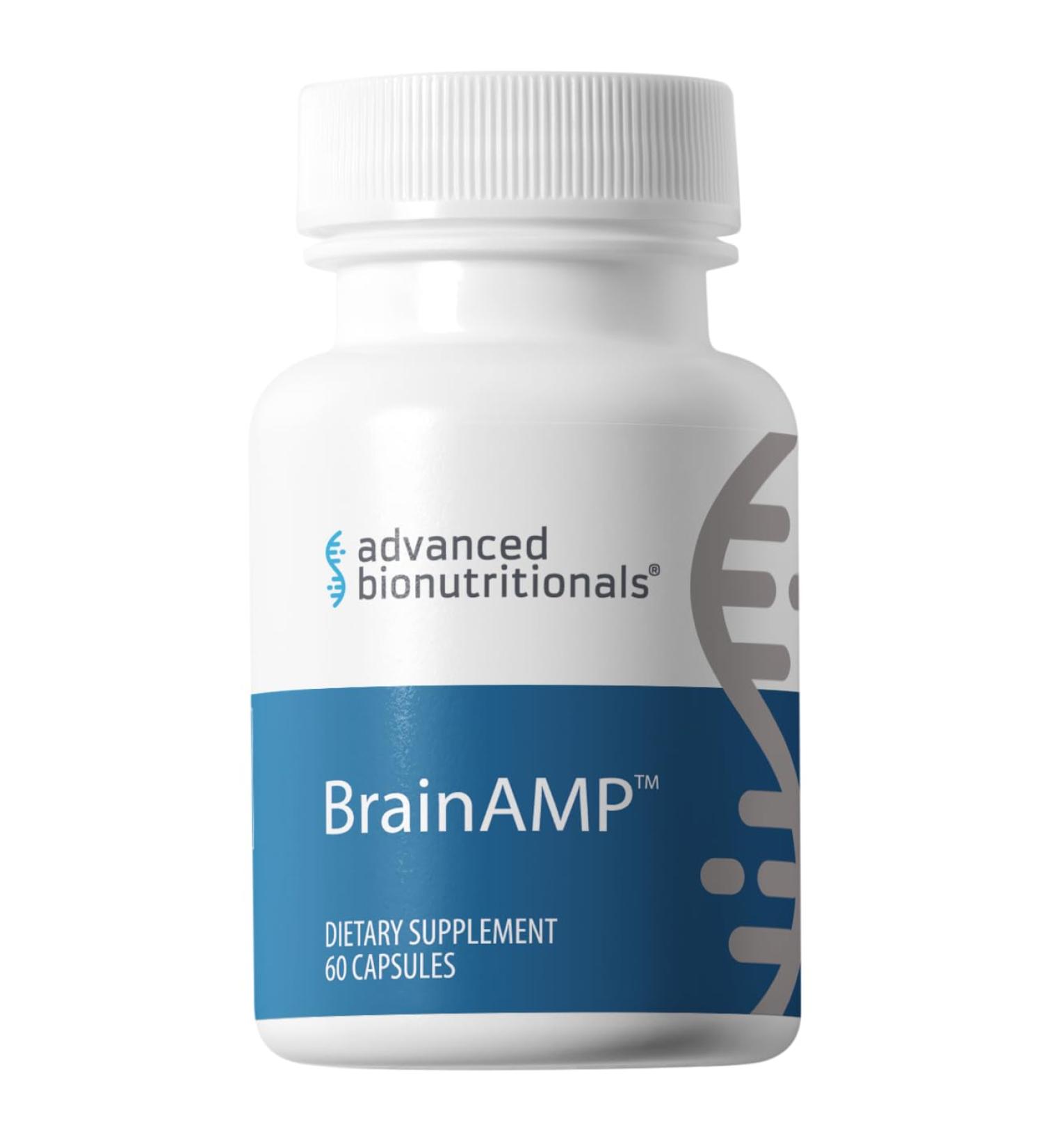 BrainAMP Nootropic Energy for Focus Memory & Clarity | Clean Alertness with Paraxanthine (No Jitters) | Supports Productivity with Alpha-GPC Tyrosine CognatIQ Lutein & Salidroside | 60 Caps - Buy Online on GoSupps.com