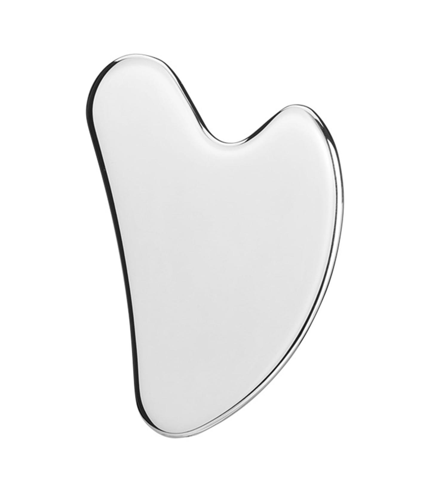 JDXun Gua Sha Stainless Steel Massage Tool - Heart Shape Gua Sha for Face & Neck Skincare - Buy Online on GoSupps.com