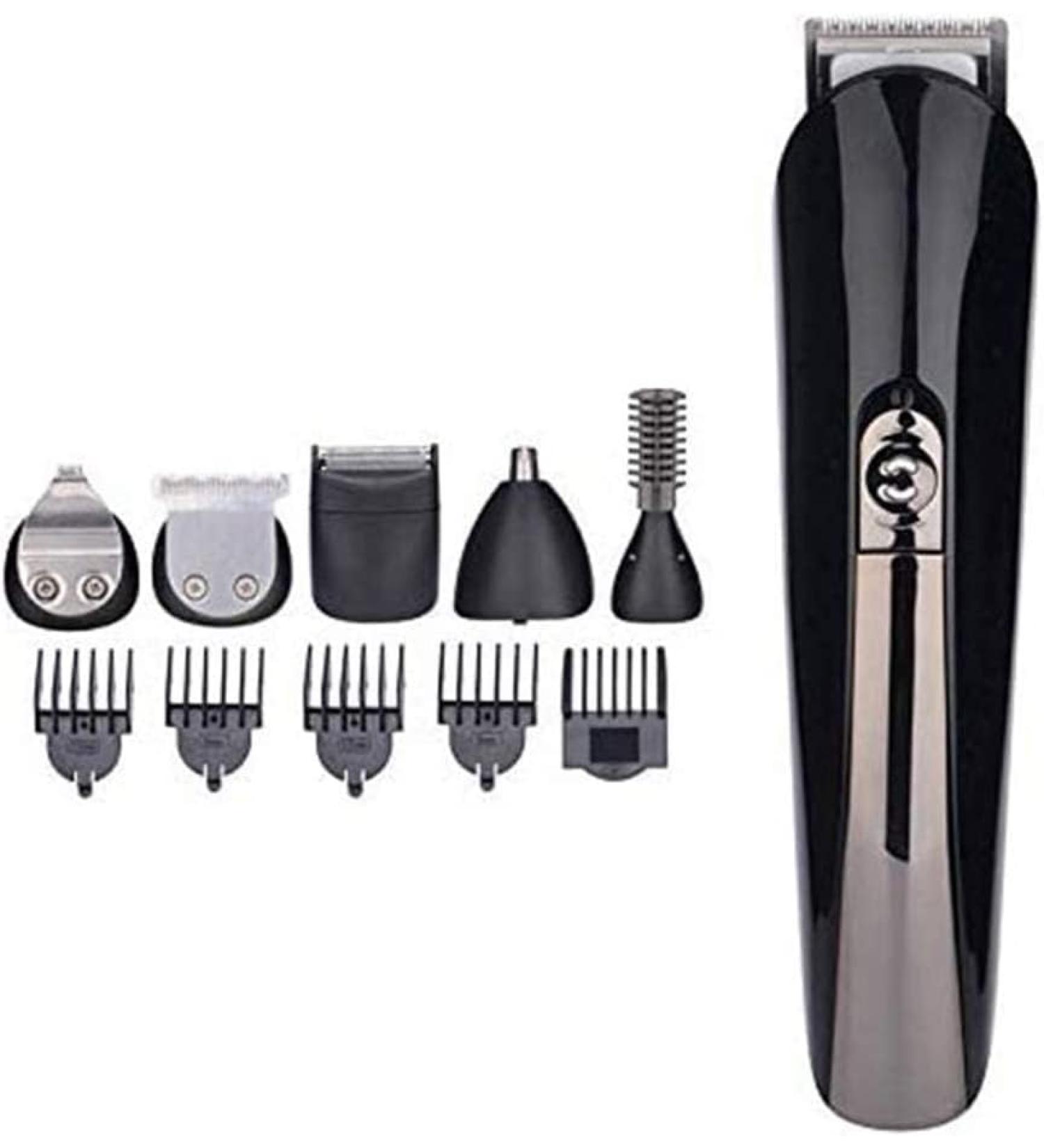 Pro Hair Clipper Cordless Rechargeable Haircutting Kit & Trimmer With Titanium And Ceramic Blades Portable And Light Weight - Buy Online on GoSupps.com