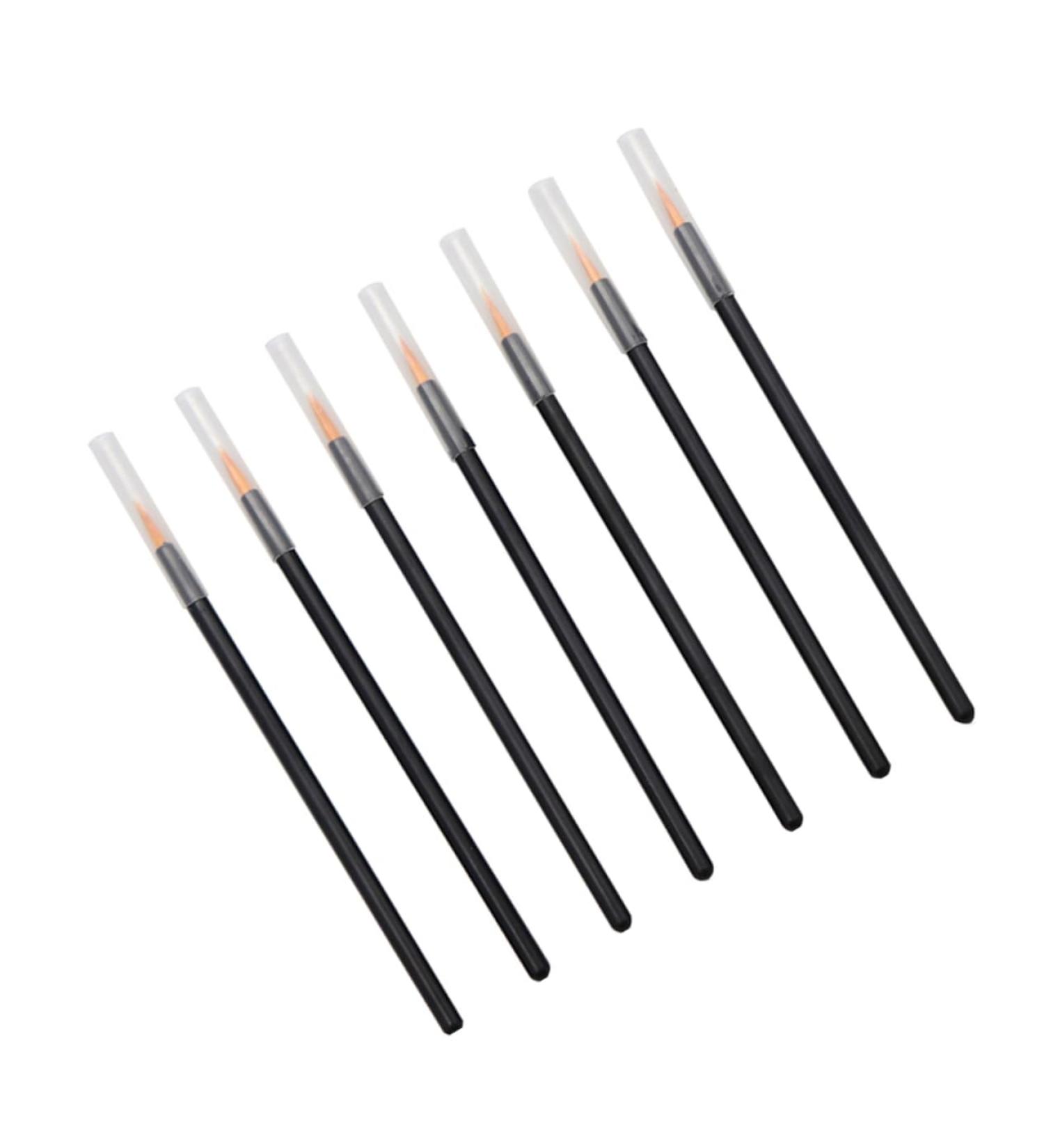 Baluue 100pcs Eye Makeup Tools Eyebrow Liner Brush Eyeliner Lip Liner Marker Lip Makeup Brushes Orange - Buy Online on GoSupps.com