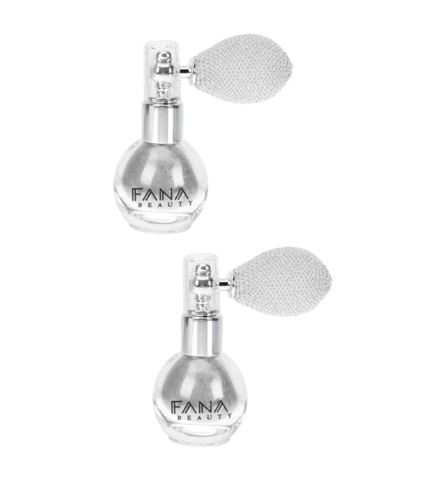 TEHAUX 2 Pcs Spray Glitter Makeup Highlighter Spray Powder Makeup Glitter High Gloss Spray Body Luster Silver Whitex2pcs 7x5.5cmx2pcs - Buy Online on GoSupps.com