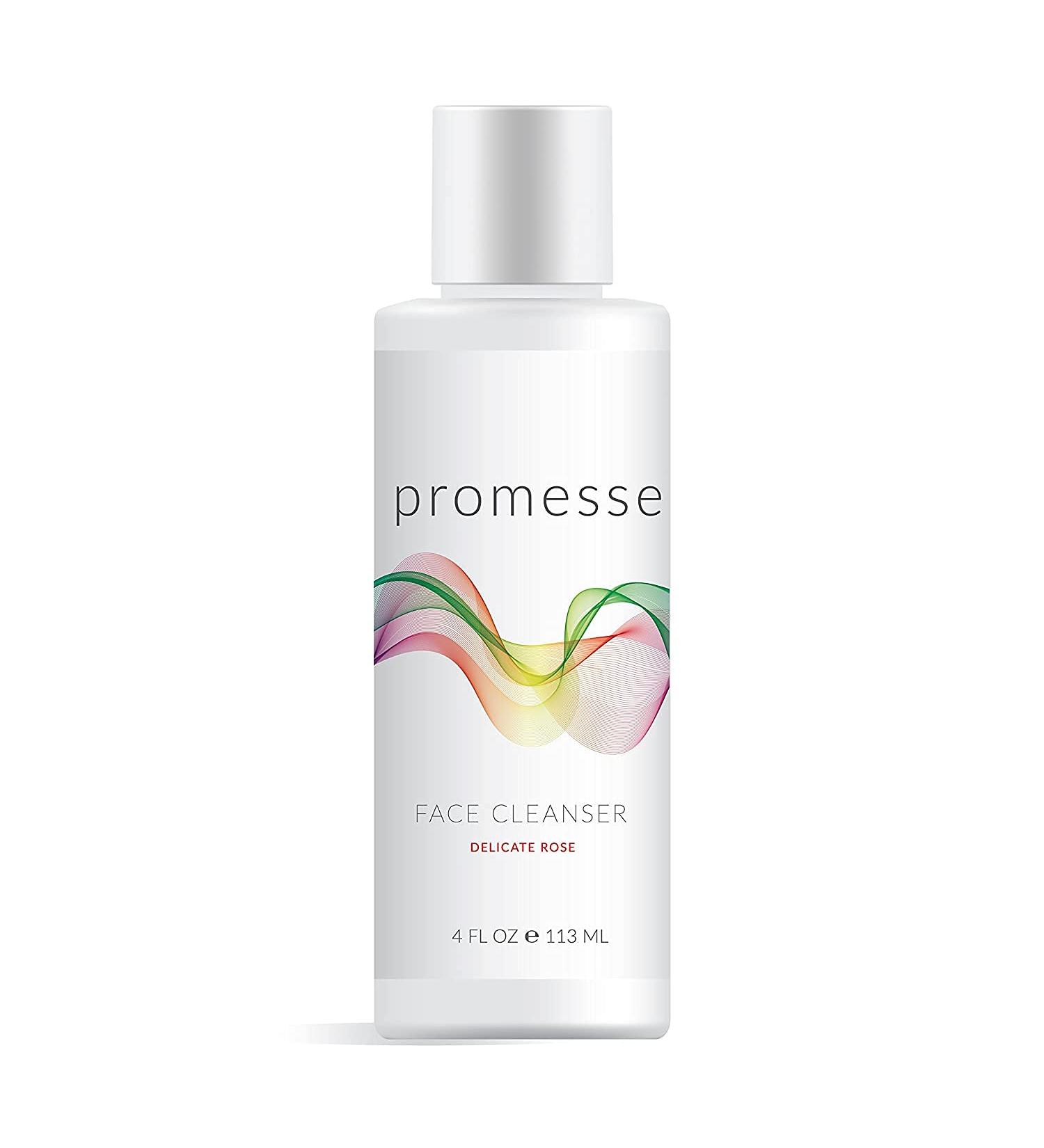 promesse Acne Control Facial Cleanser - Anti-Aging Exfoliating Wash with Glycolic & Salicylic Acid Rose-Scented Made in USA Organic & Natural Ingredients Rose 4 Fl Oz (Pack of 1) - Buy Online on GoSupps.com