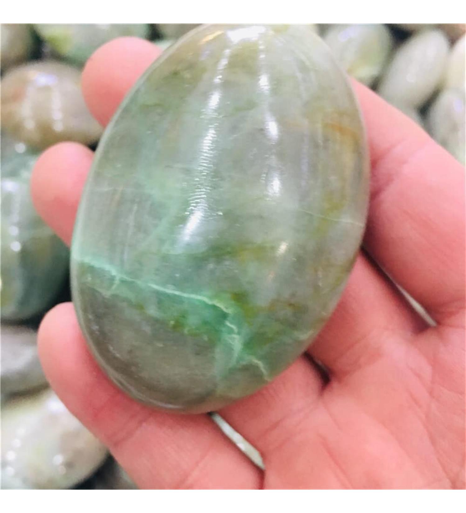 Meditation Home Decor 100g Natural Crystal Rolling Palmetto Stone Treatment 1pcs Gifts Natural Crystal - Buy Online on GoSupps.com