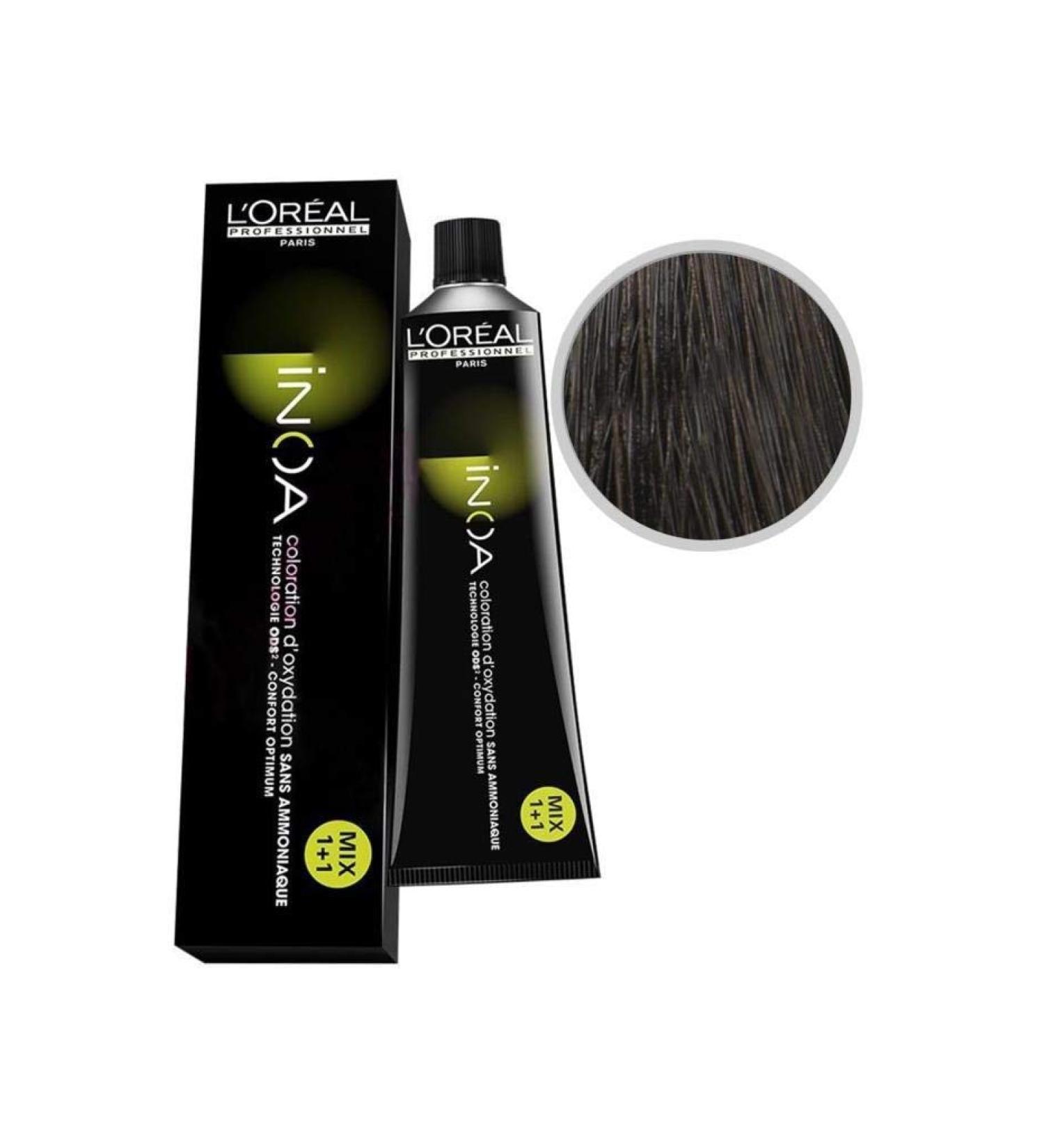 L'Or al Professionnel Inoa Hair Color - 6 Tubes of 8g | Long-Lasting Rich Color - International Shipping Available - Buy Online on GoSupps.com