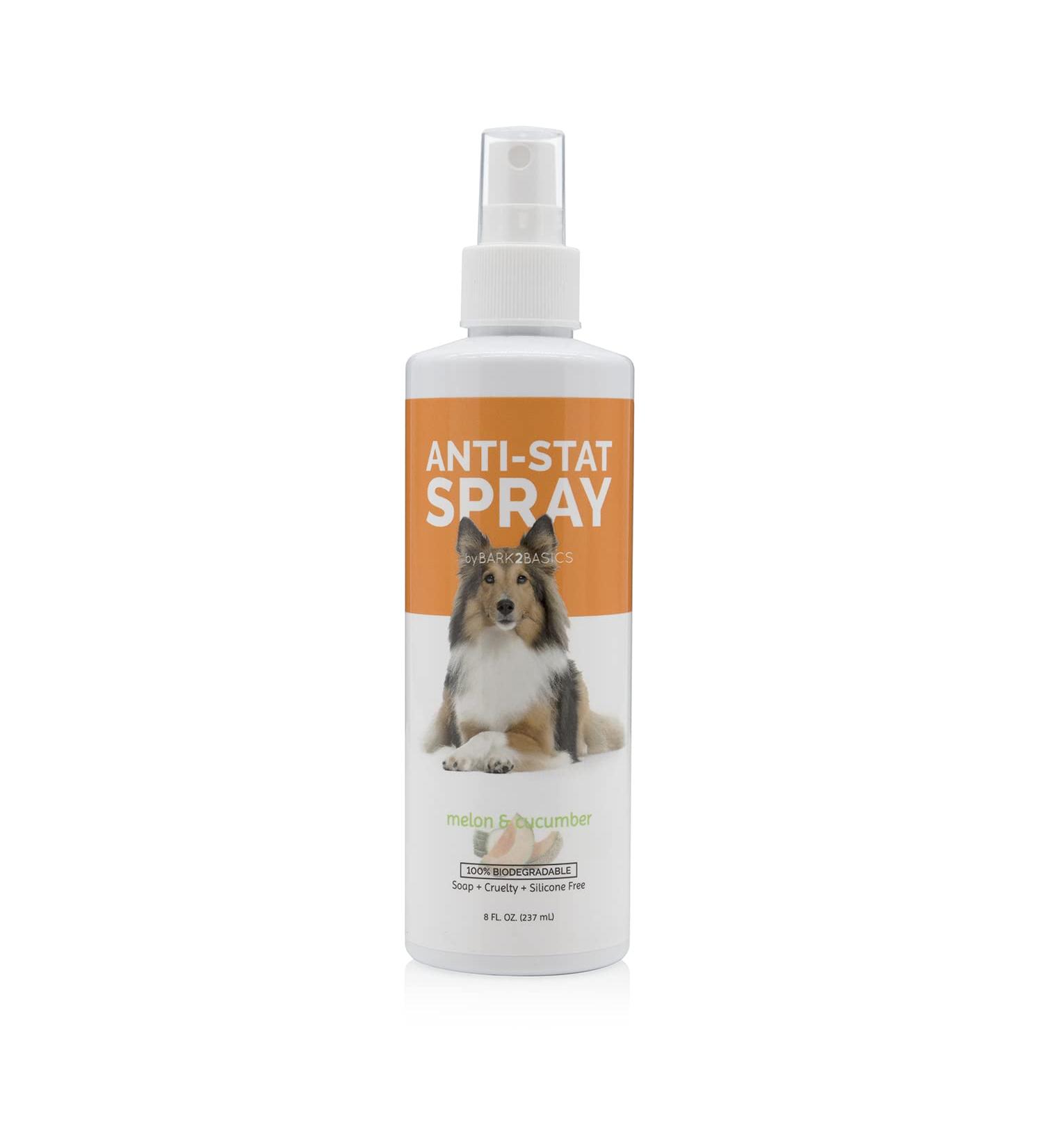 Bark2Basics Anti Stat Pet Scissoring Spray and Detangler for Dogs and Cats 8 oz - Natural Ingredients Combing and Brushing Spray Removes Mats and Tangles Silicone-Free - Buy Online on GoSupps.com