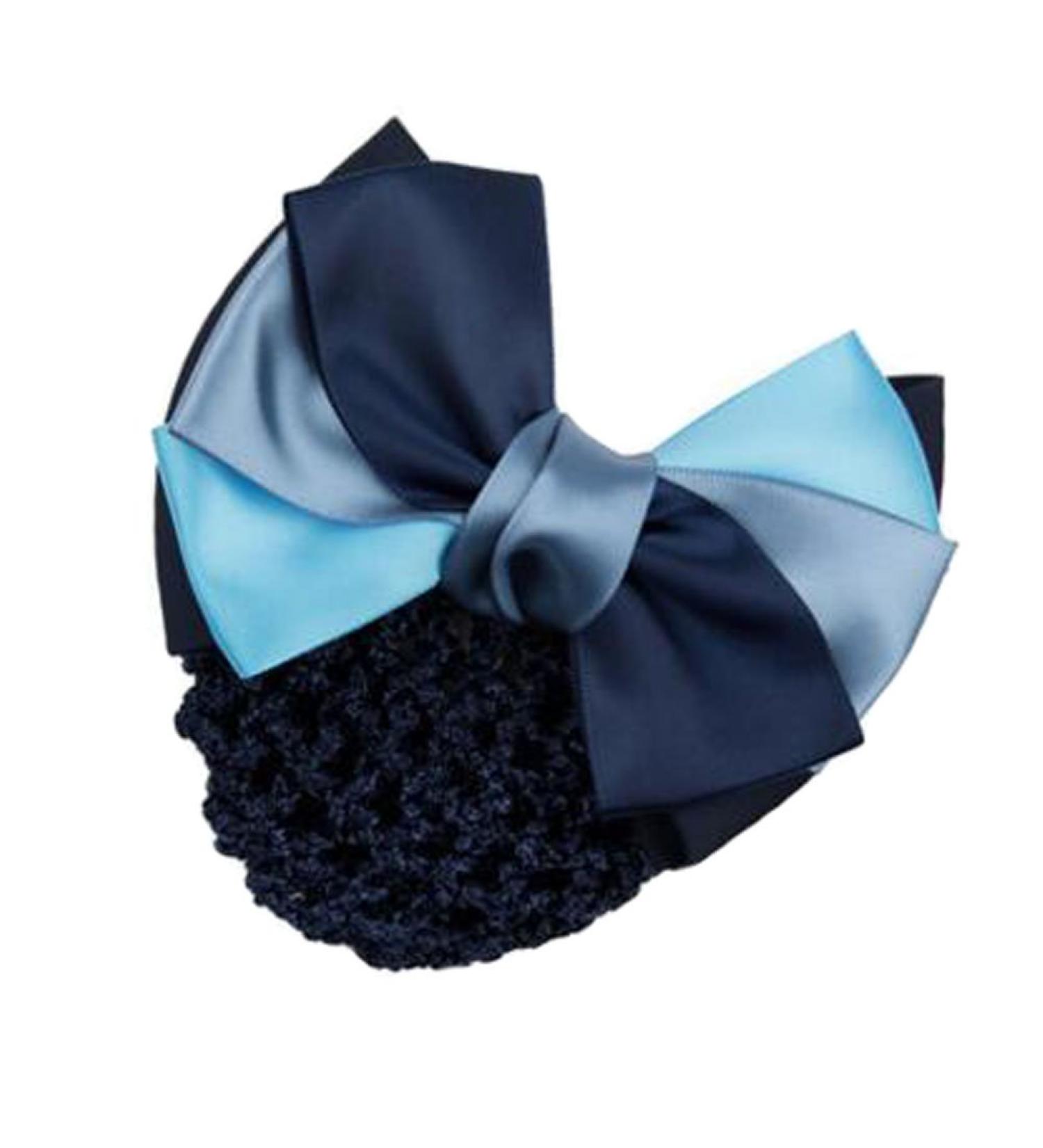 Bowknot Snood Net Net Hair Clip Net Hair Clip Barrette Hairnet Ladies Snood Net Bow Barrette Hair Clip Bun Cover I