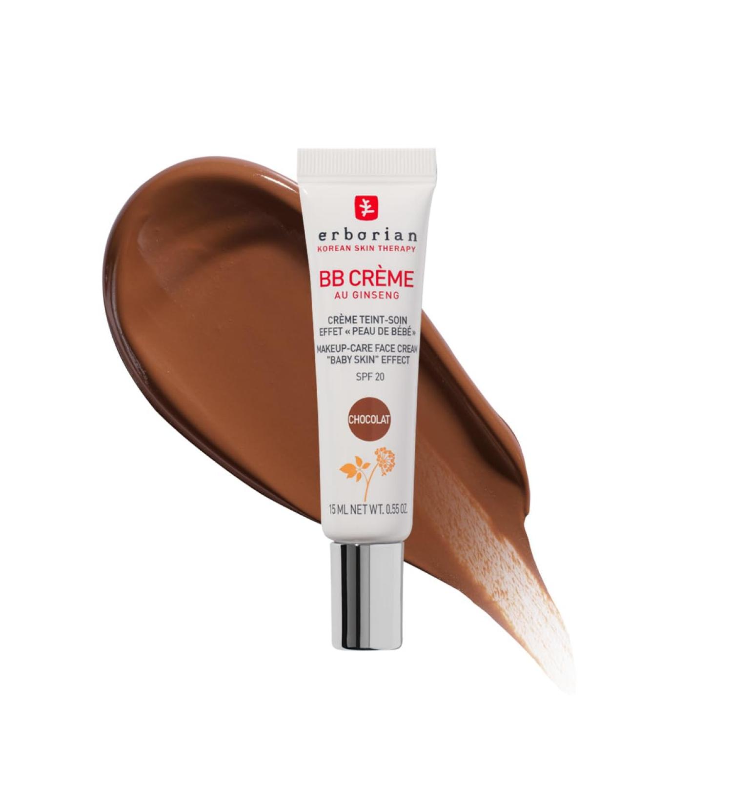 Erborian BB Cream with Ginseng 5-in-1 Korean Cosmetic Treatment SPF 20 Chocolate 15ml - Buy Online on GoSupps.com