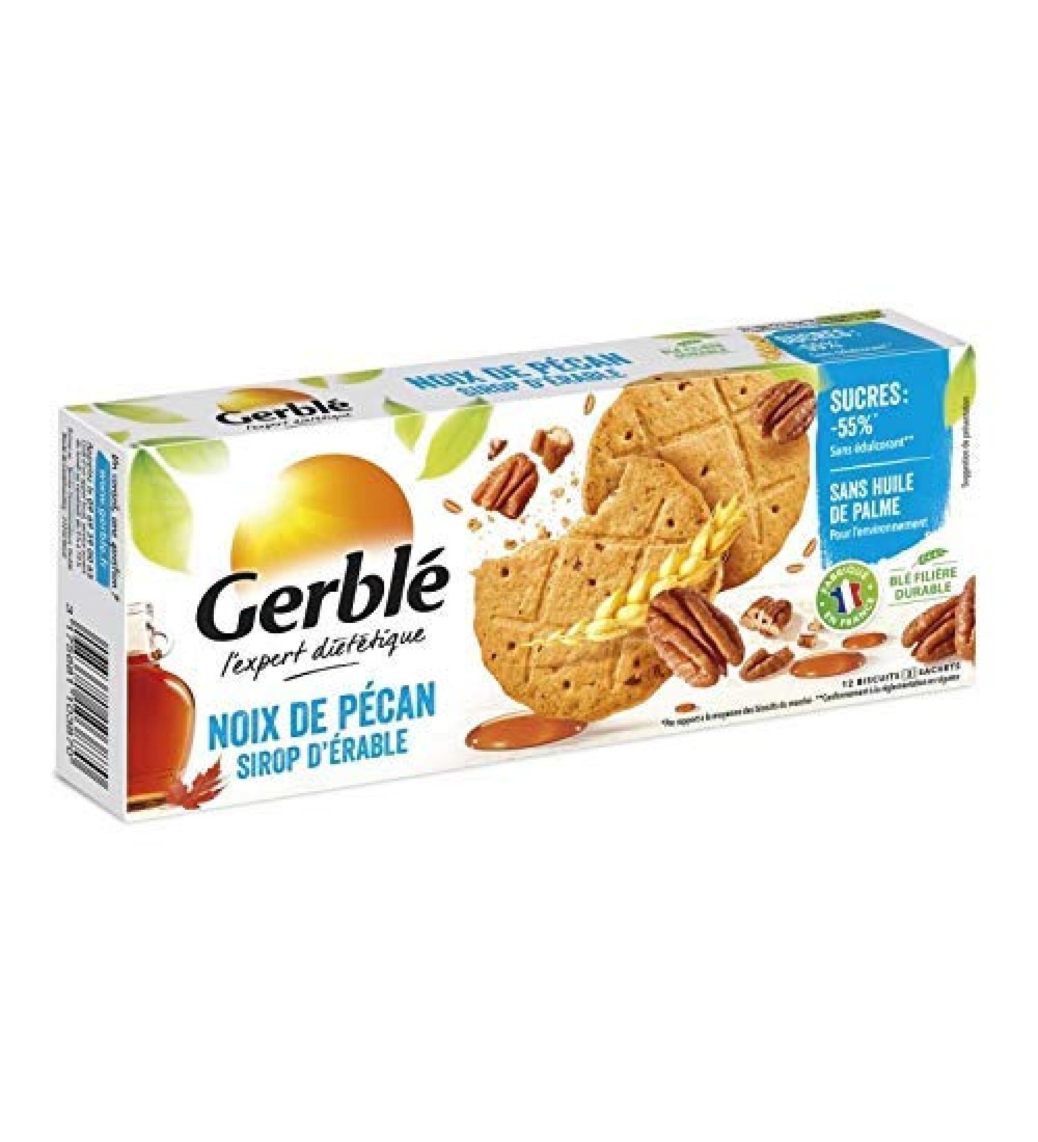 GERBLÉ Pecan Nut Biscuit Syrup 132 g Pack of 4