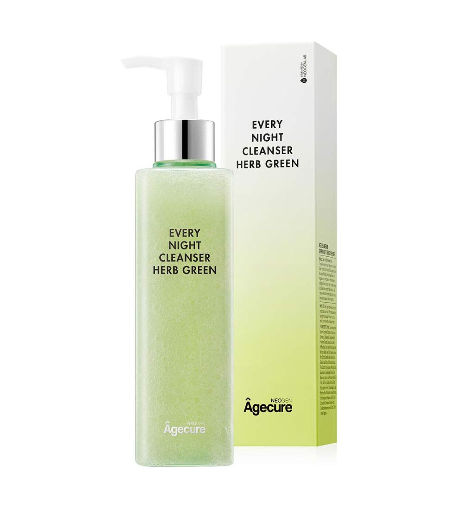 NEOGEN AGECURE Every Night Cleanser Herb Green 8.11oz - Best International Shipping & Skincare Solutions - Buy Online on GoSupps.com
