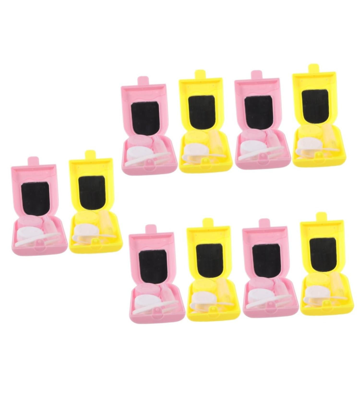 Homsfou 10 Sentences Contact Lens Foil Mirror Film - Stylish Lens Holder & Storage Case for Colored Contact Lenses - Convenient Organizer - Buy Online on GoSupps.com