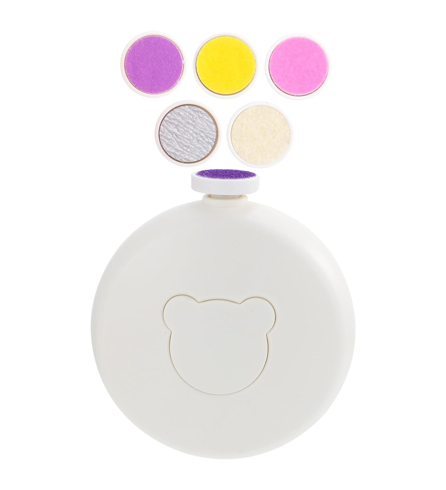 Vaguelly 1 Set Nail Grinder Electric Nail Trimmer Safe Nail Polishing Accessory Electric Nail Sharpener Pedicure Tool Safe Adults Nail Nail Trimming Tool Nail Trimmer 7X7X3CM White - Buy Online on GoSupps.com