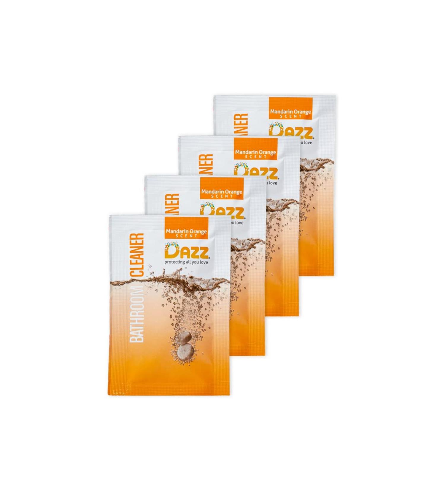 DAZZ Eco-Friendly Bathroom Cleaner Refill Pack - Makes 4 Bottles, Safe for Kids & Pets - Buy Online on GoSupps.com