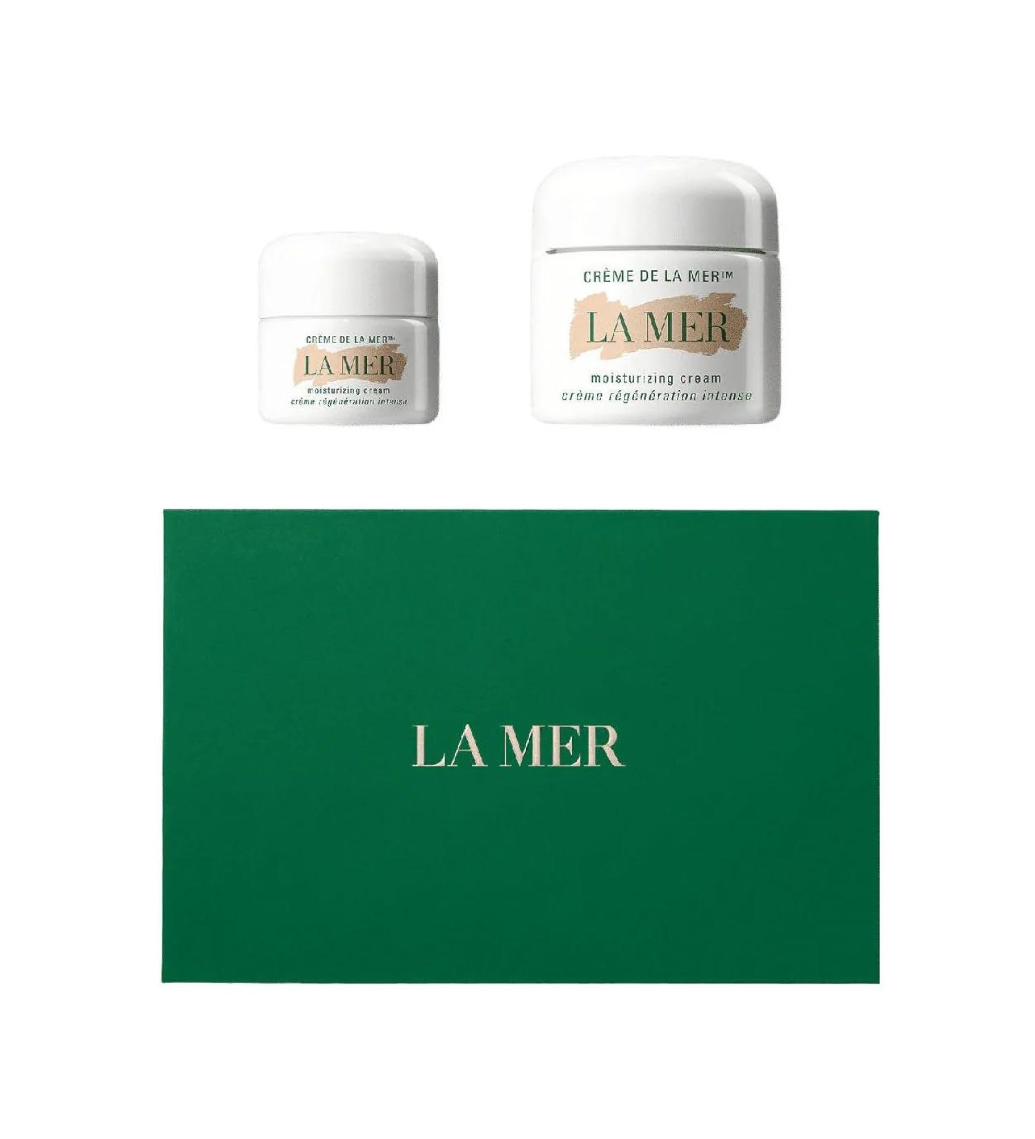 La Mer the Iconic Creme Moisturizer Home & Away Set Moisturizing Cream Duo Set 1 oz + 0.5 oz