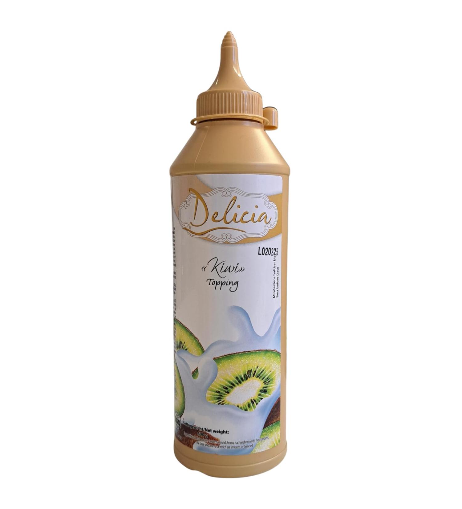 Buy Kiwi Desserts Sauce - 600g Delicia Topping | Versatile & Creative Dessert Enhancement - Buy Online on GoSupps.com