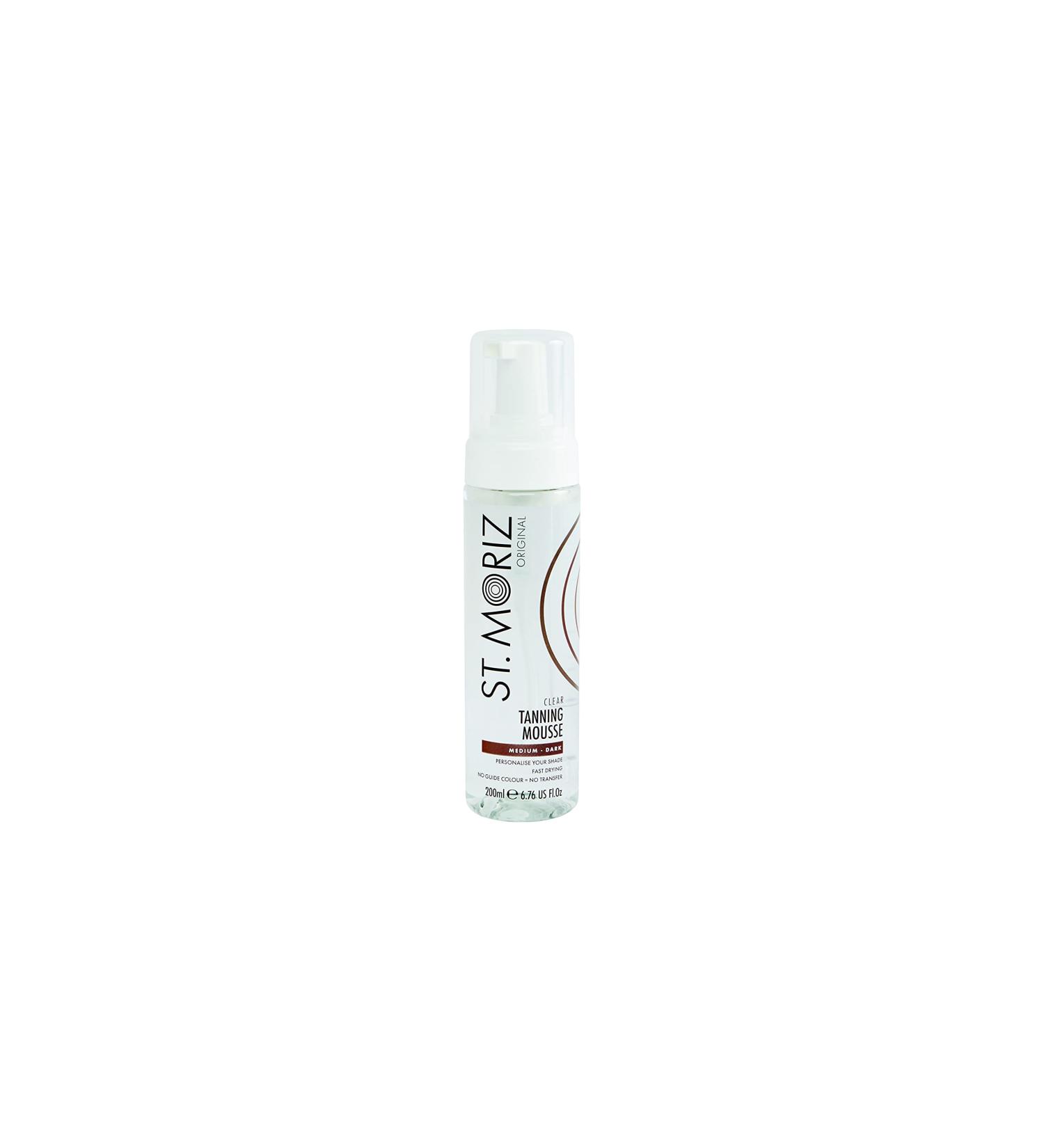 St Moriz Original Instant Clear Tanning Mousse in Medium to Dark | Fast Drying Vegan Fake Tan | Light Glow in 1 Hour Deeper Glow After 8 Hours | Dermatologically Tested | Cruelty Free | 200ml - Buy Online on GoSupps.com