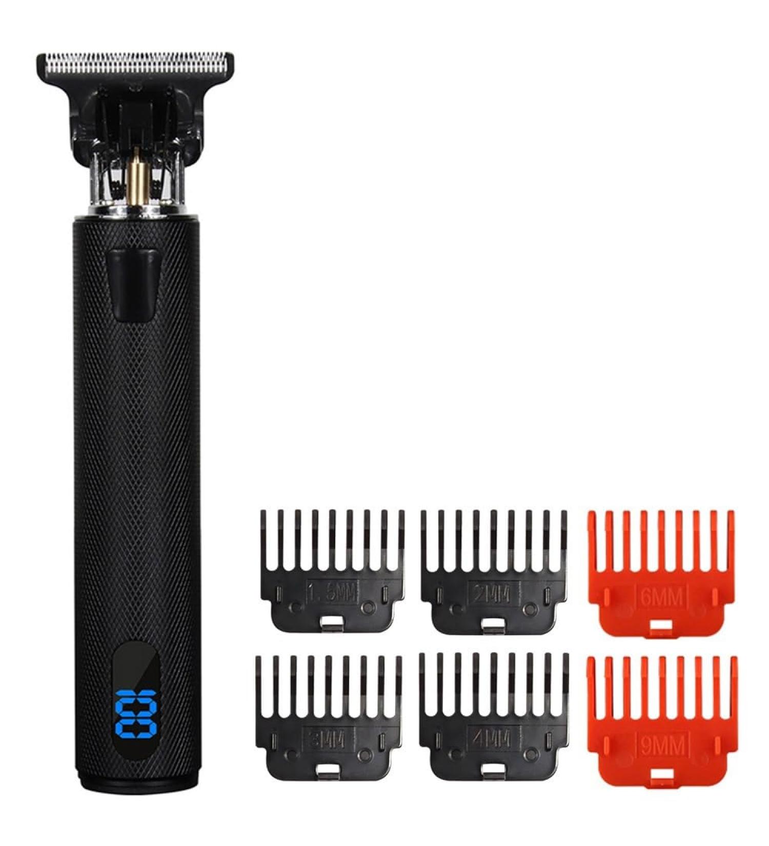 Professional Electric Hair Clipper with LCD Display & Oil Head - Precision Carving Razor for All Hair Types - International Shipping Available - Buy Online on GoSupps.com