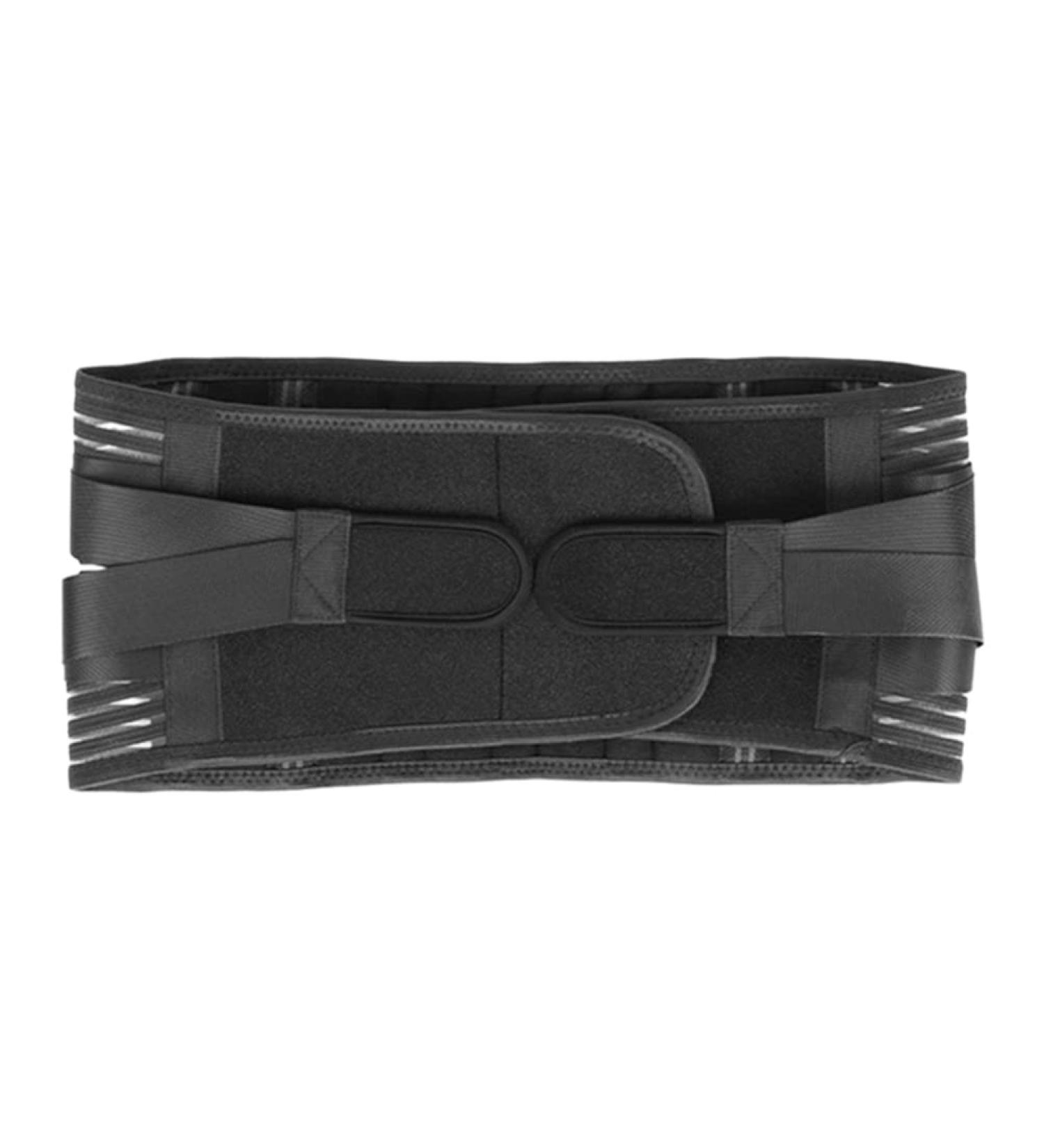 Healeved Fitness Waist Belt - Lumbar Brace for Lower Back Pain Relief & Support | XL Men's Gym Back Support with Steel Plate - Buy Online on GoSupps.com
