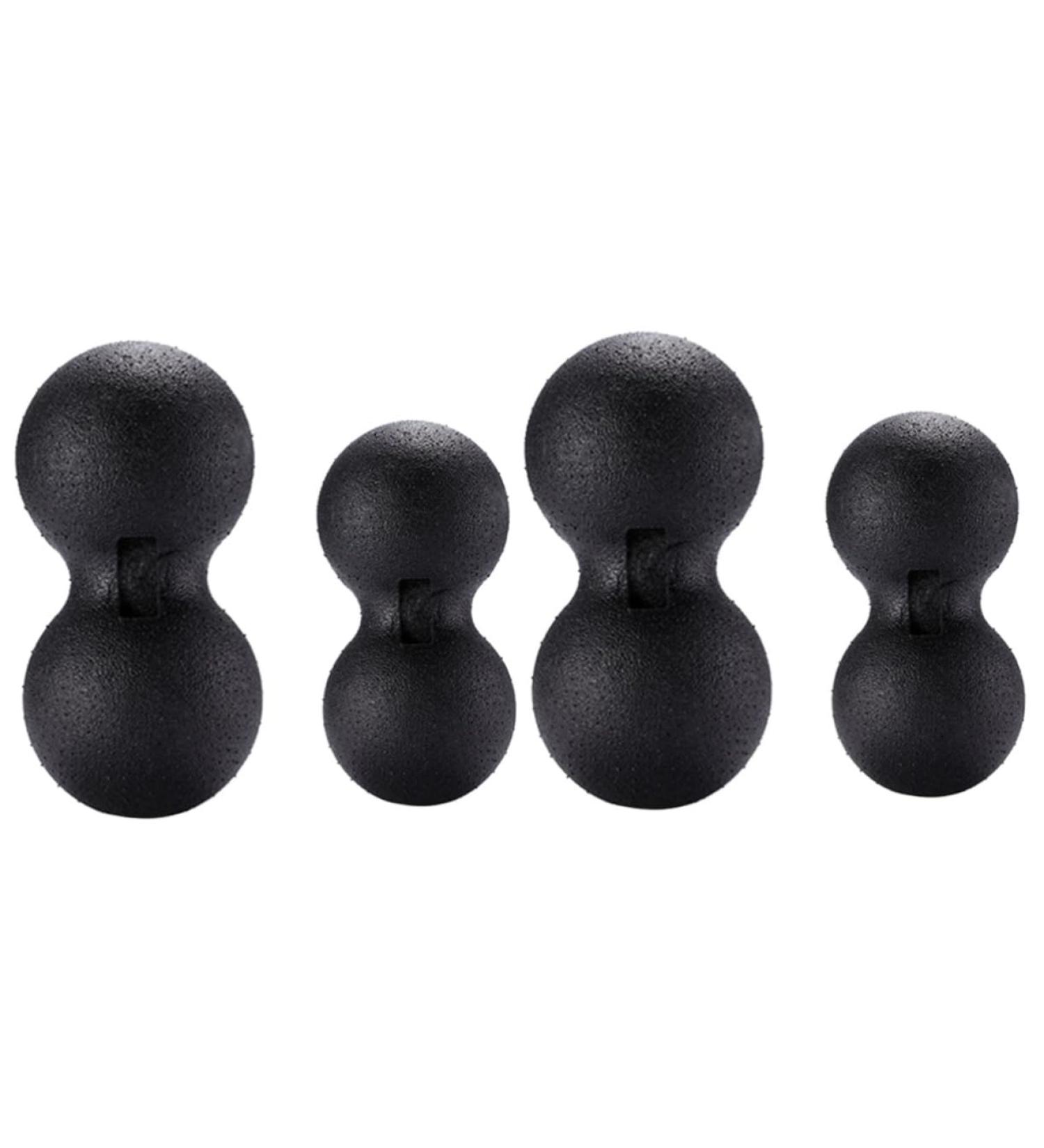 Fomiyes 4-Piece Peanut Yoga Roll Massage Devices - Enhance Leg Health with Pilates Equipment & Spine Care | International Shipping Available - Buy Online on GoSupps.com