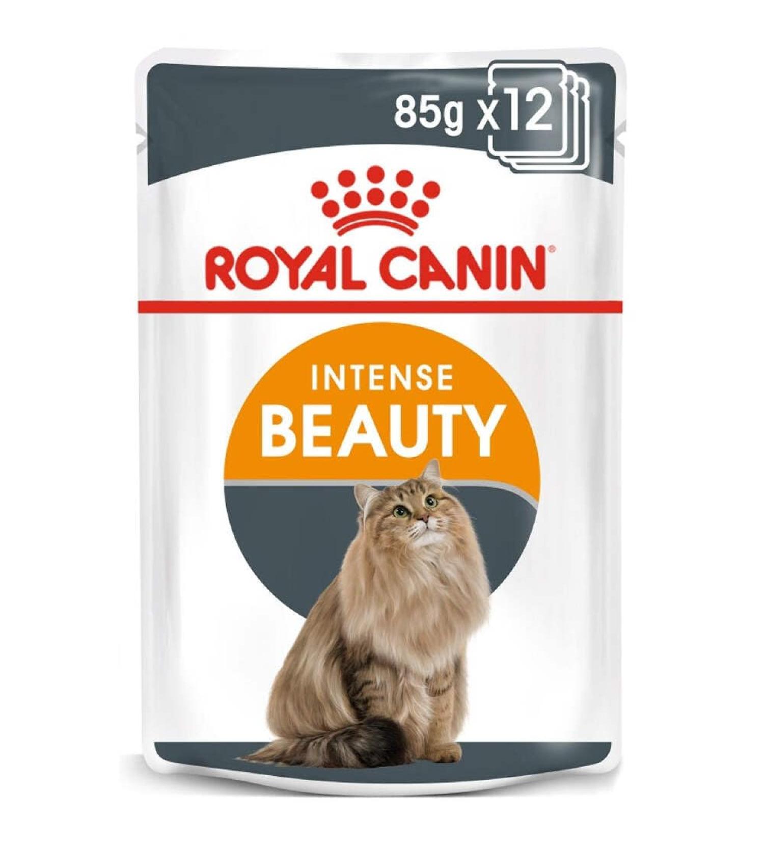 Royal Canin Hair & Skin Care In Jelly Adult Wet Cat Food 85g (Pack of 12)