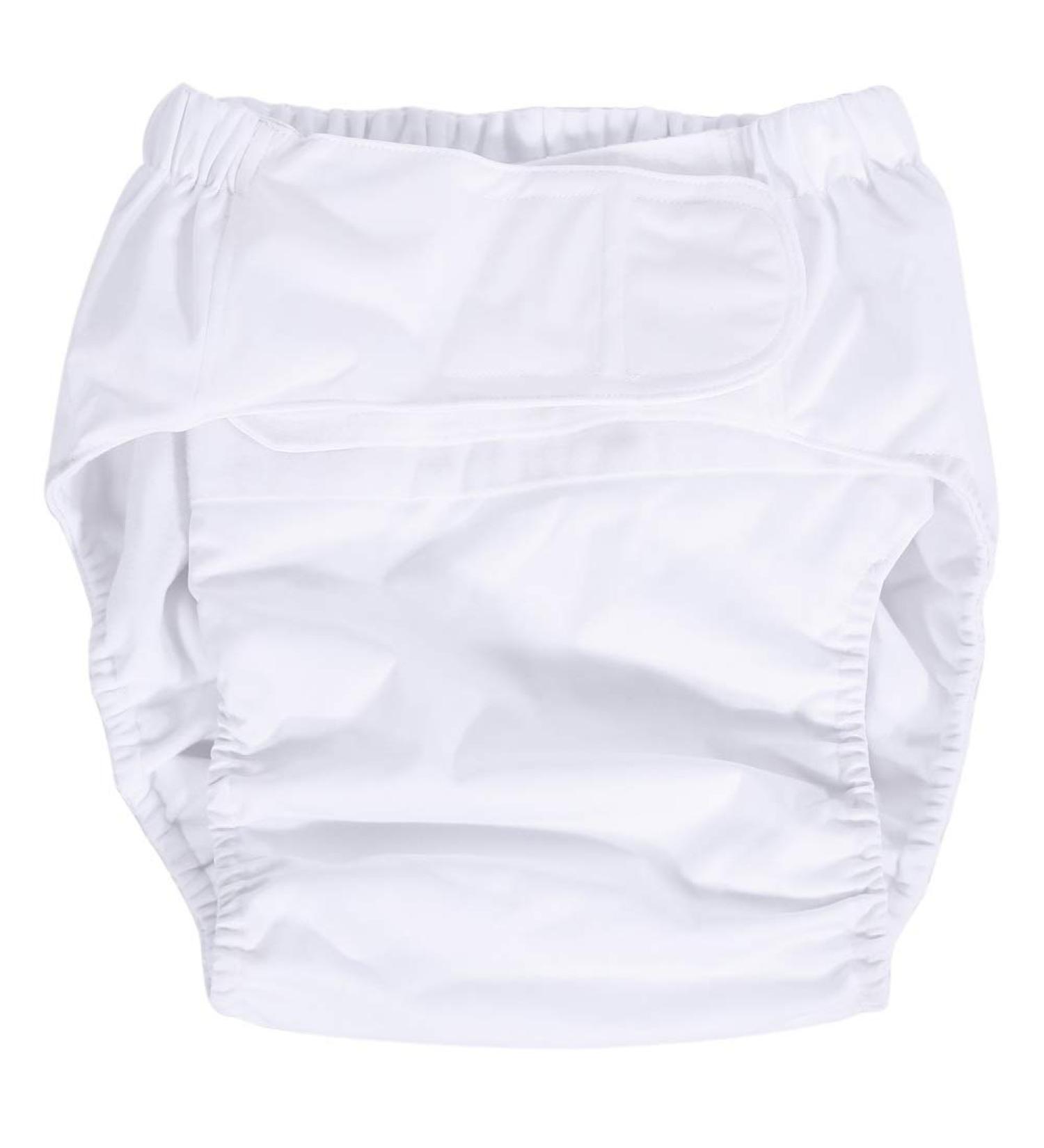 Washable Adult Diapers - Adjustable Incontinent Care Cloth Diaper for Elderly - Reusable Breathable Nappy Pants - Buy Online on GoSupps.com