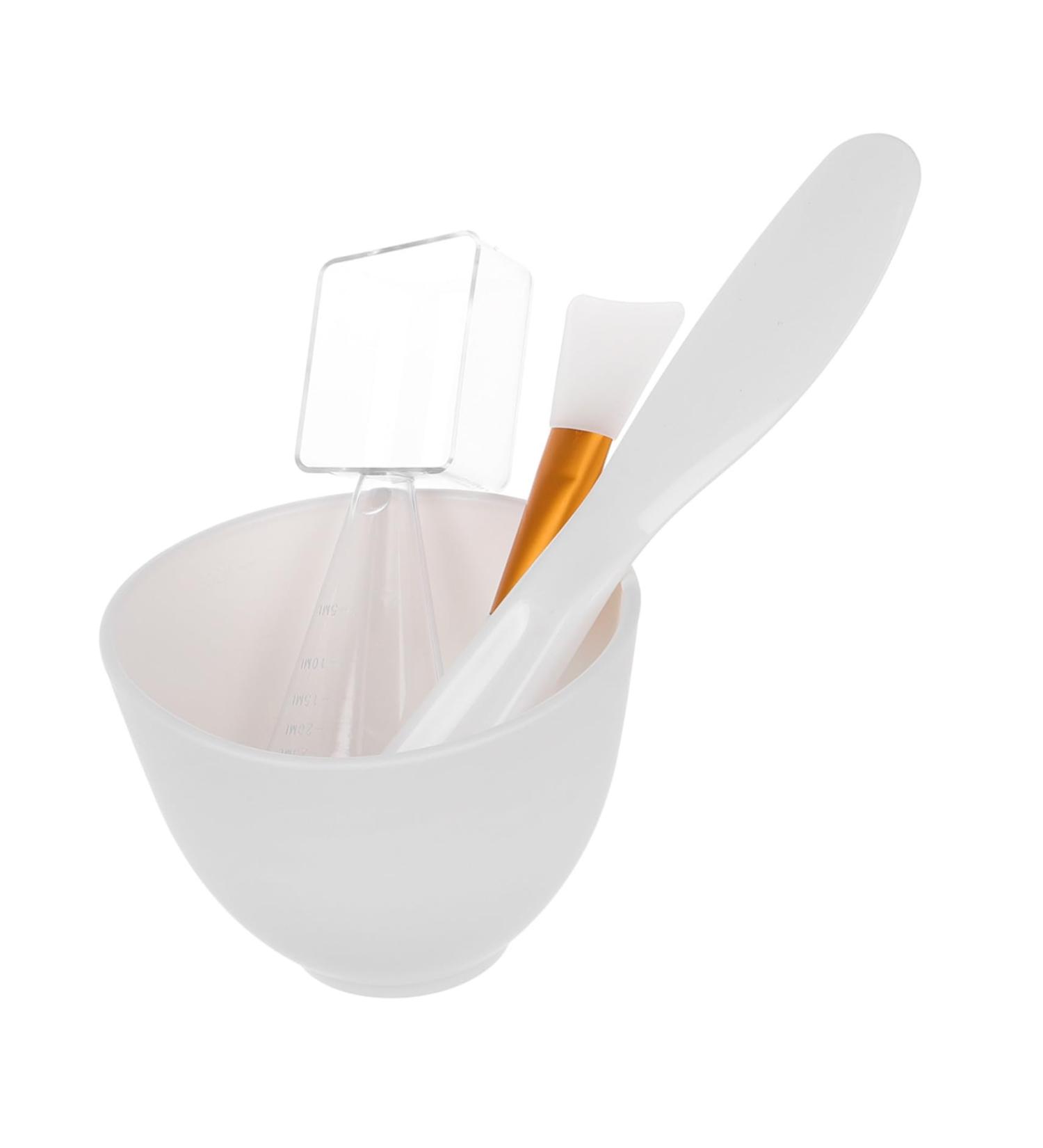 TOPBATHY Kit pour Cr ation Masque Beaut Du Visage Bols Masque R utilisables Silicone avec Spatule de M lange pour Soin Maison et Salon L ger et Facile Nettoyer - Buy Online on GoSupps.com