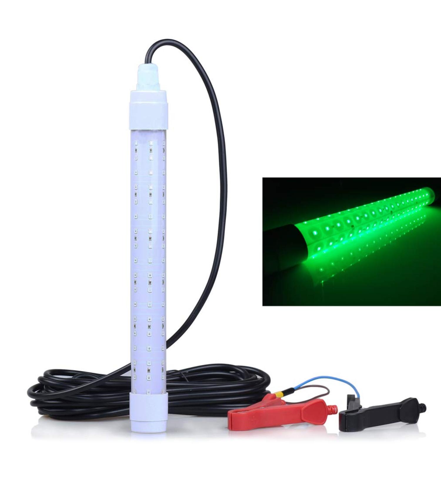 YIDAZN 12V 20W Underwater Fishing Light - Super Bright LED Night Fishing Finder, IP68 LED Underwater Lamp for Sea, Boat - 20.8ft Power Cord with Clip Power Plug - Buy Online on GoSupps.com