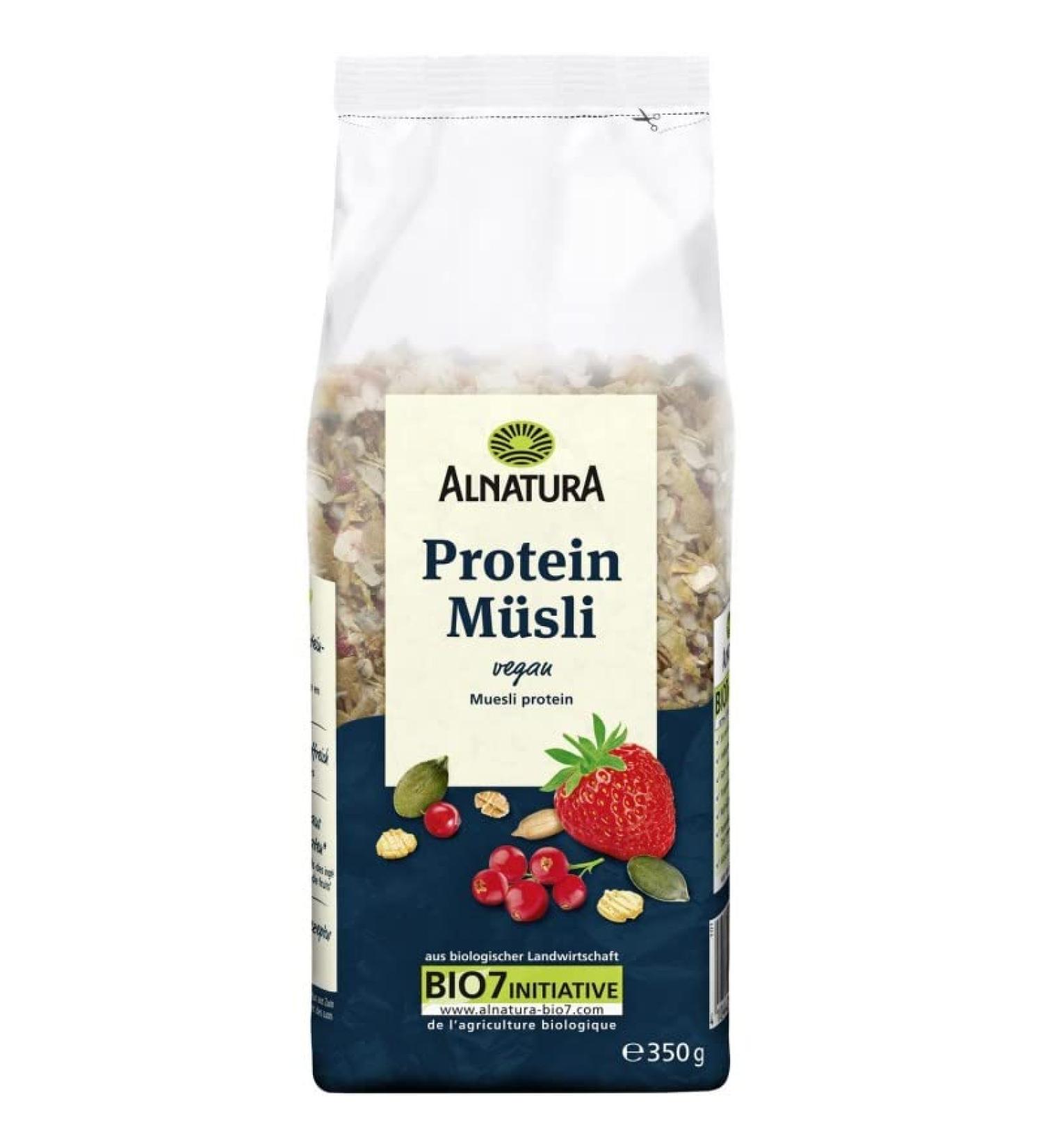 C r ales et barres prot in es pour un petit d jeuner quilibr - Alnatura Muesli Prot ine Bio 350G - Lot De 3 - Vendu Par Lot