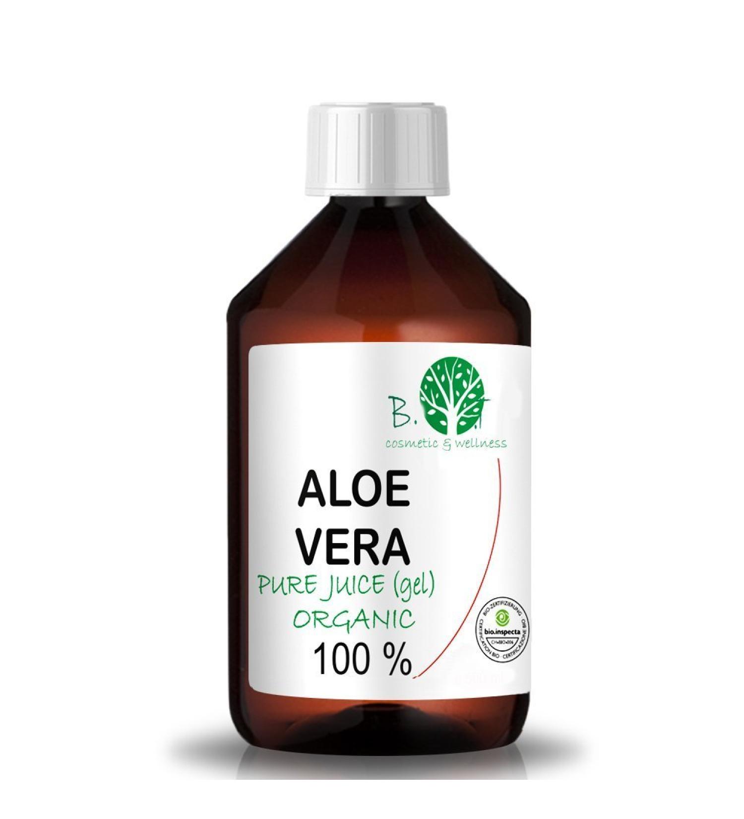 B.O.T Cosmetic & Wellness Bio Fresh Aloe Vera Concentrate 500ml | 100% Natural & Pure | Vegan Skin & Hair Care | DIY Cosmetics | Animal Test-Free - Buy Online on GoSupps.com