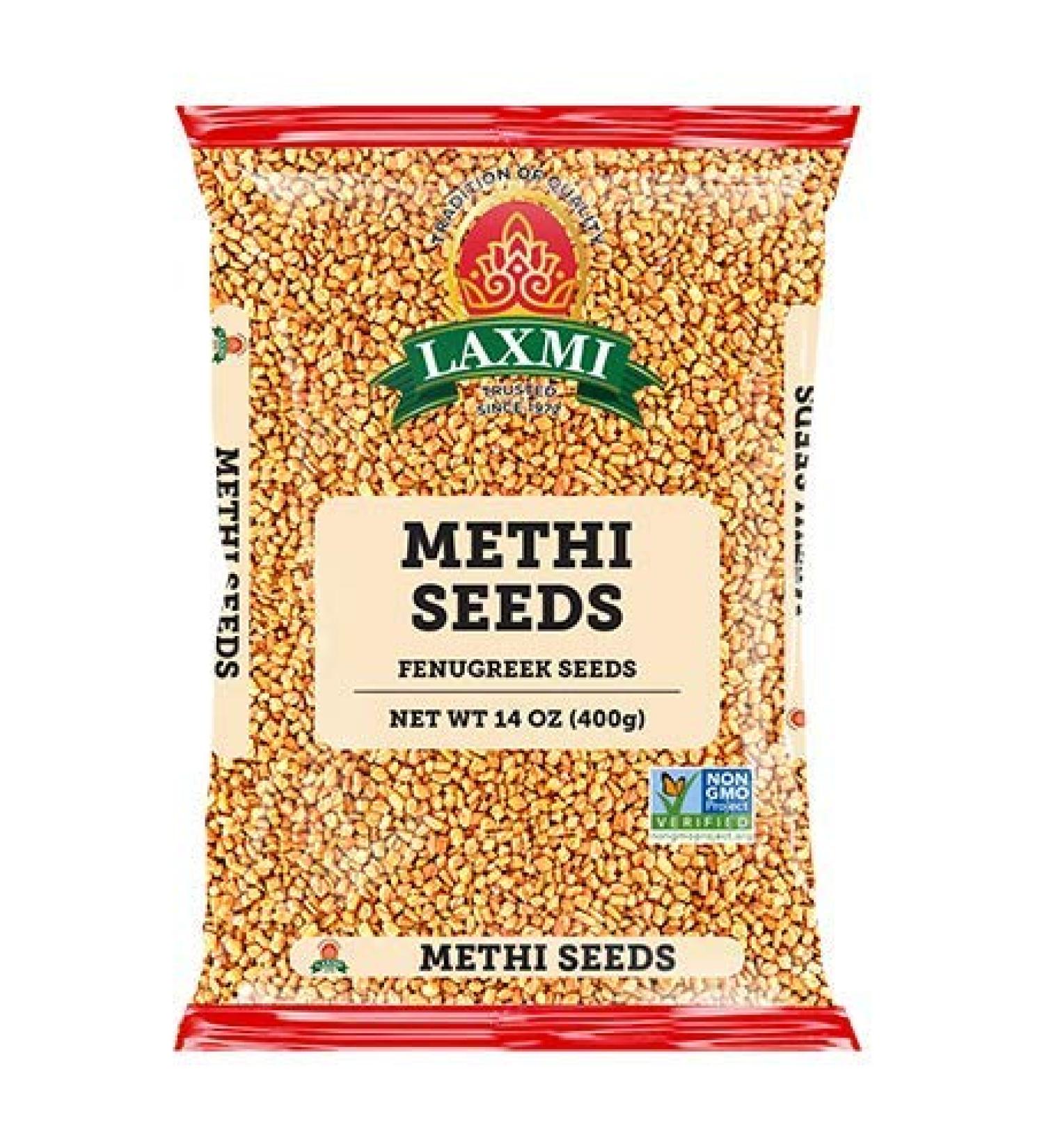 Laxmi Methi Seeds (Fenugreek Seeds) - 14oz | Traditional Indian Spices - Buy Online on GoSupps.com