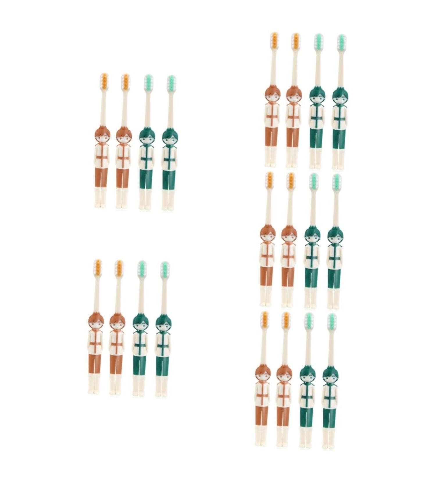 Minkissy 20 STK Children's Disposable Toothbrushes with Toothpaste Case - Super Soft Mini Toothbrushes for Travel (5 Pack) - Buy Online on GoSupps.com