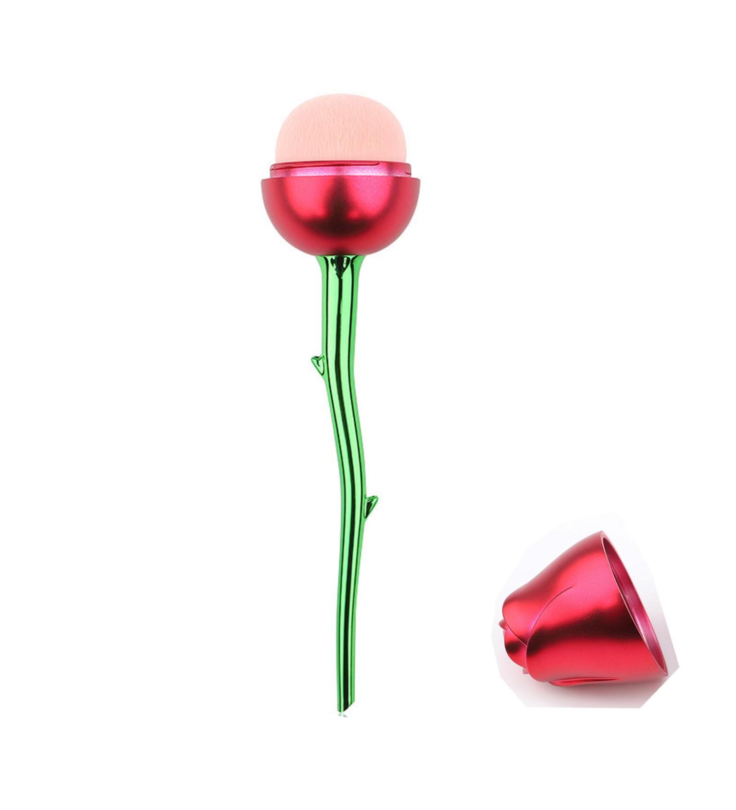 Buy BinaryABC Rose Flower Makeup Brush - Loose Powder & Buffing Brush for Flawless Blending | International Shipping - Buy Online on GoSupps.com