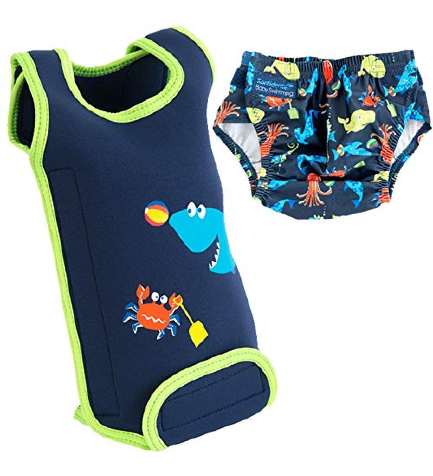 Konfidence Babywarma & One Size Swim Nappy Set - Fergal and Crabby BWR20-06-18 OSSN22 - Buy Online on GoSupps.com
