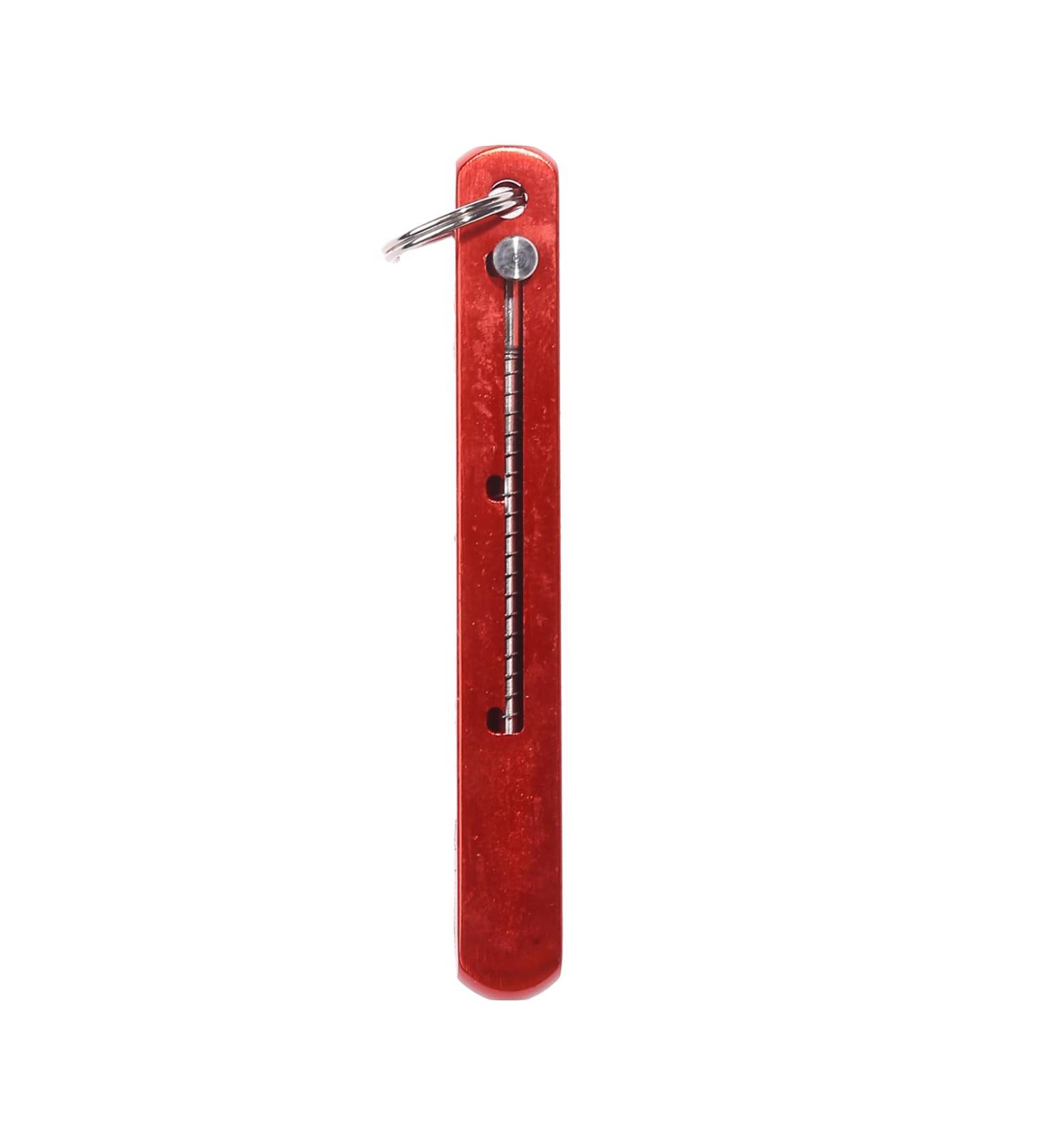 WKLK Portable Retractable Toothpick - Metal Dental Floss Tool for Outdoor & Home Use Deep Cleaning Tool for Picnics Red - Buy Online on GoSupps.com