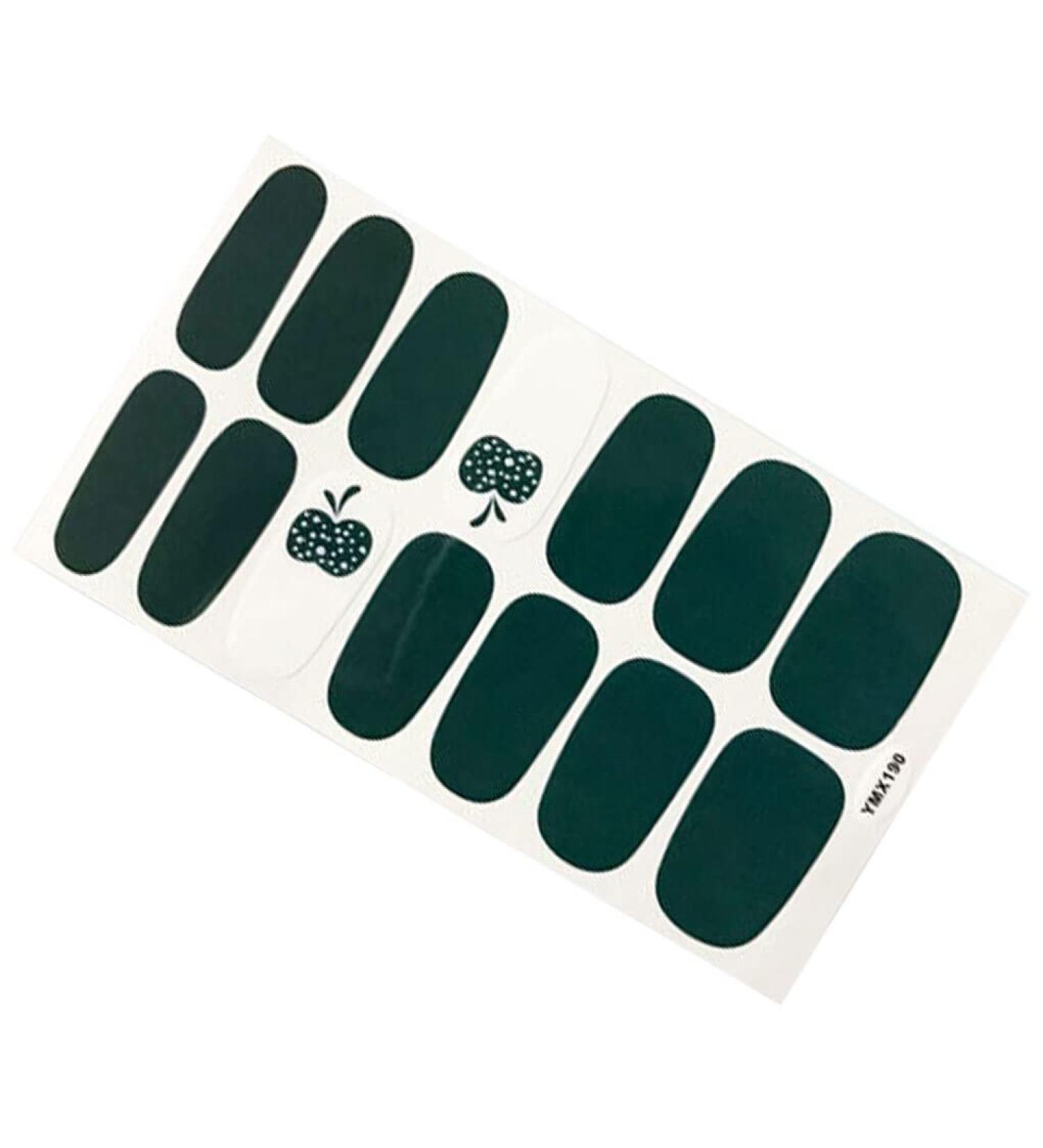 dijiusidy Nail Art Stickers Self-Adhesive Fingernail Decal with Strap Glue DIY Art Decor Full Cover Manicure Kits for Women Girls YMX190 - Buy Online on GoSupps.com