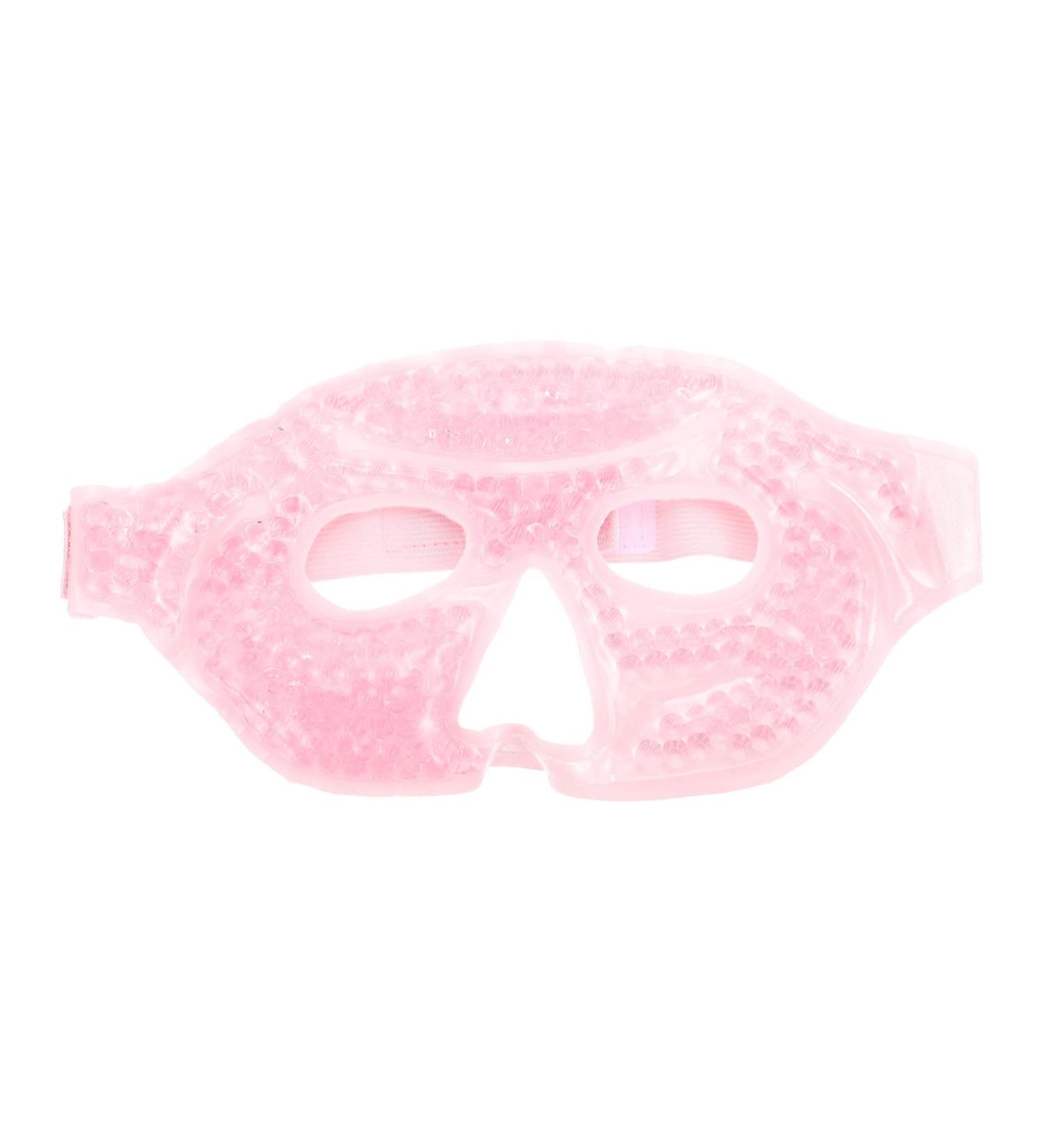 Ice Half Eye Hot and Cold Compress Warming Eye Patch Ice Eye Eyestrain Eye Shades Beads Sleep Heat Eye Patch Travel Pvc Cool pink 25X13X1CM - Buy Online on GoSupps.com