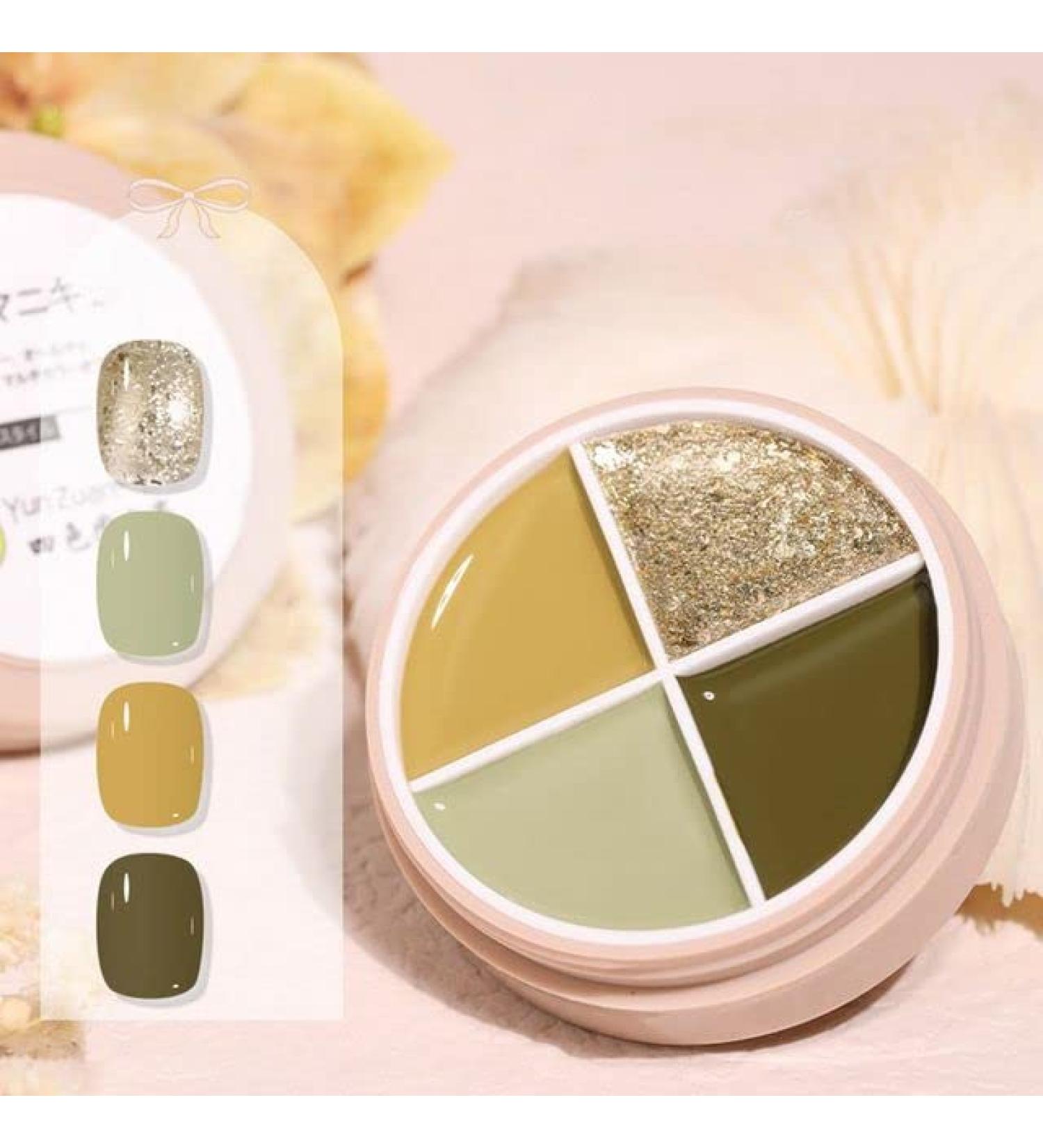 4 Colors Nail Repair Care Base Coat Soak Off Solid Canned Cream UV LED Varnish Gel Jelly Painting Gel Nail Gel Polish - (Color: 2) - Buy Online on GoSupps.com