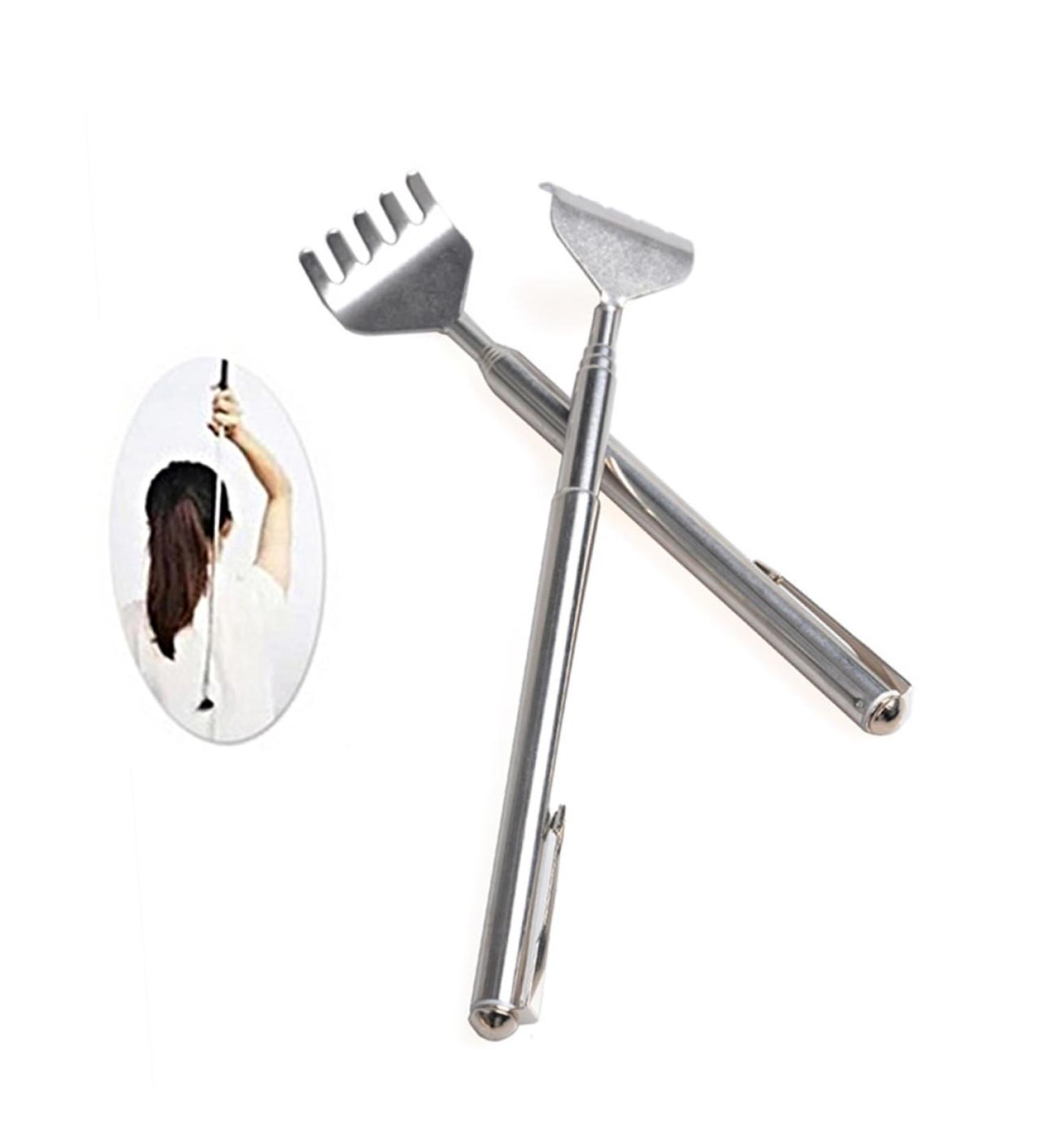 Frcolor Telescopic Back Scratcher - Stainless Steel Retractable Back Scratcher for Seniors | Convenient & Durable - Buy Online on GoSupps.com